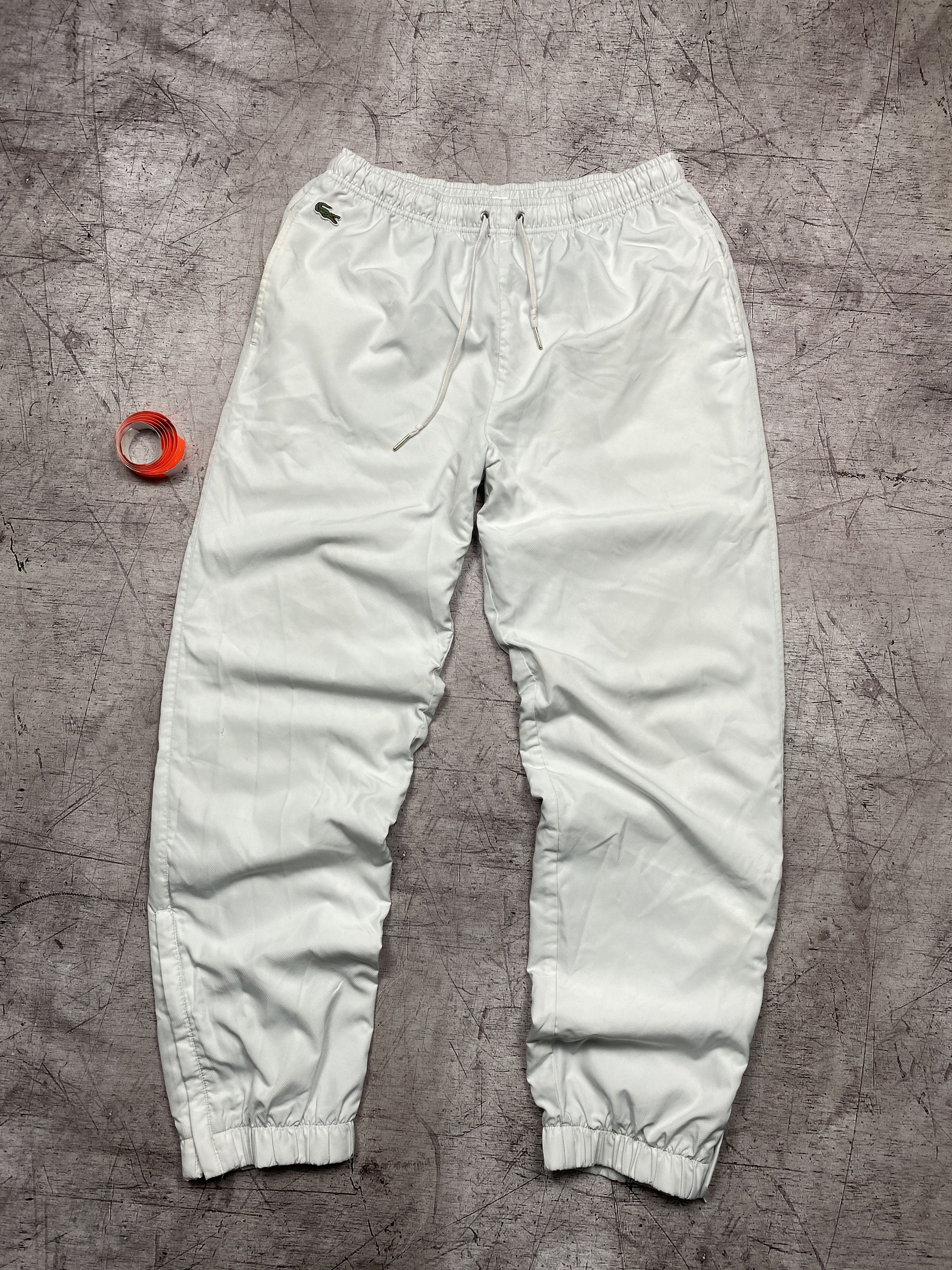 Lacoste × Vintage Lacoste Vintage Mens Nylon Track Pants y2k Size US 34 / EU 50 - 1 Thumbnail