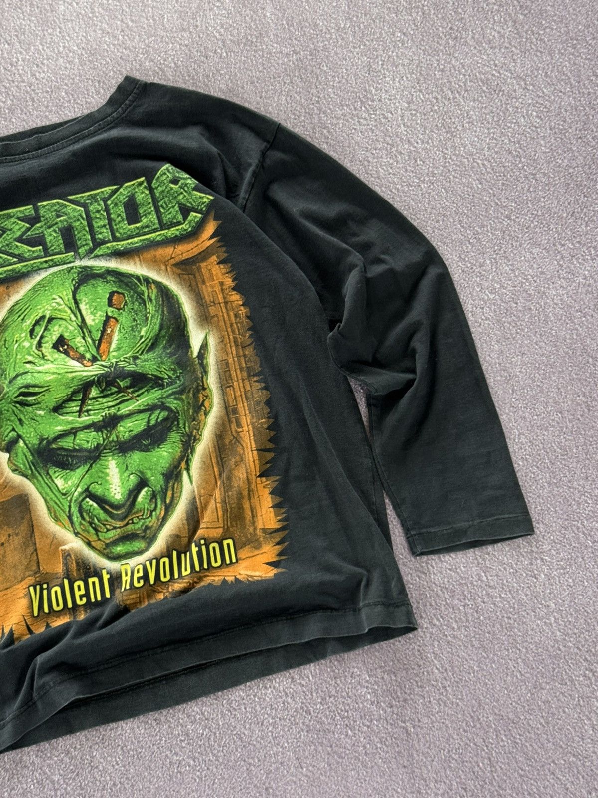 Band Tees Vintage 1990’s Kreator Trashed Design Faded Band T-shirt Size US M / EU 48-50 / 2 - 6 Thumbnail