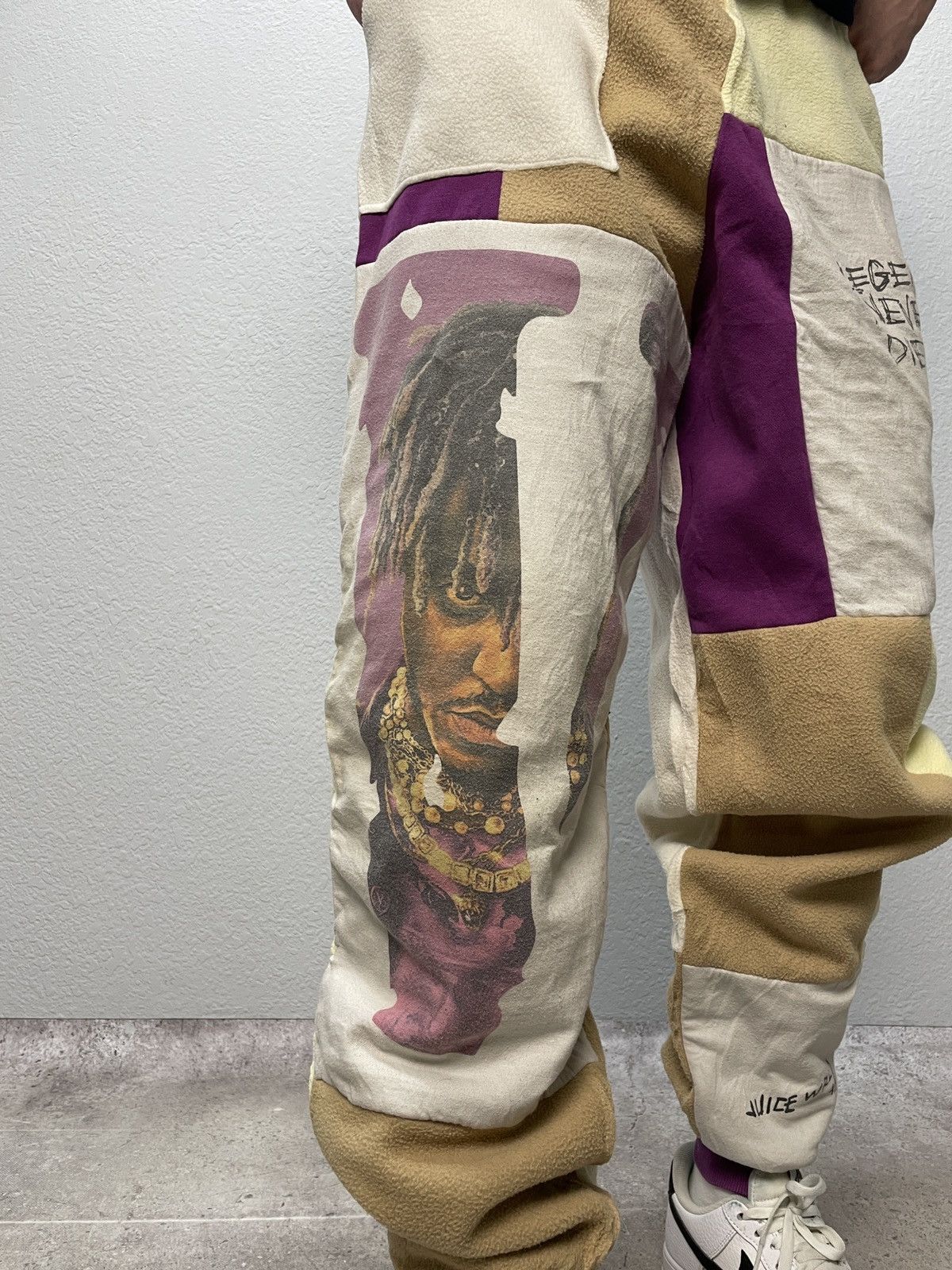 Handmade Jucie Wrld x Vlone Hand Made Baggy Joggers Pants Size US 33 - 14 Thumbnail