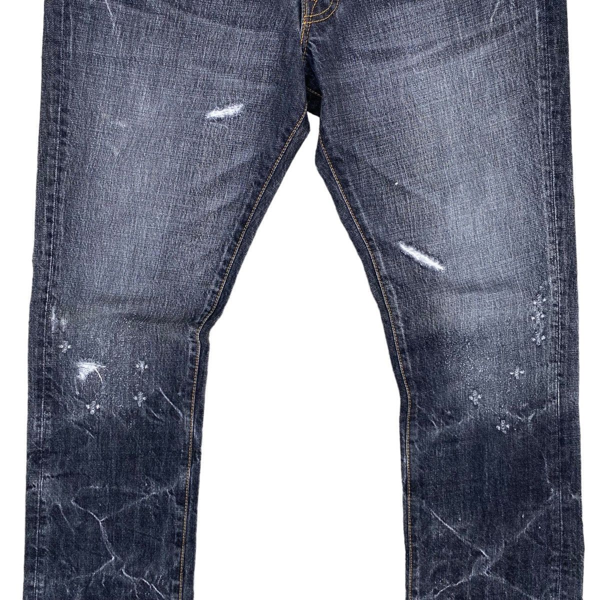 Japan Blue × Japanese Brand Vintage Blueway Mudwash Flare Denim Jeans Size US 35 - 4 Thumbnail