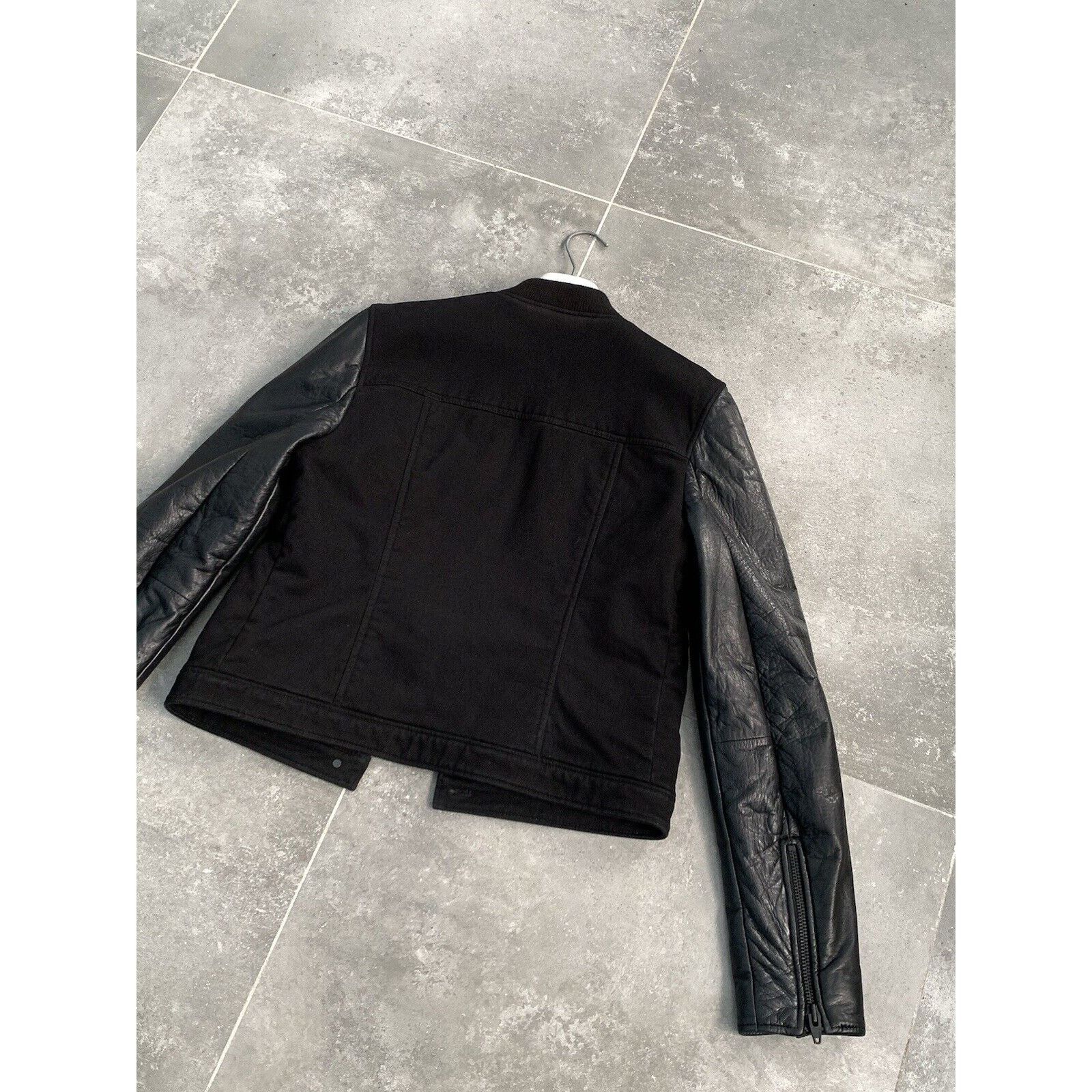 Designer × Japanese Brand × T by Alexander Wang Women ALEXANDER WANG LEATHER Insulated Bomber Jacket L UK 14 Size L / US 10 / IT 46 - 19 Thumbnail