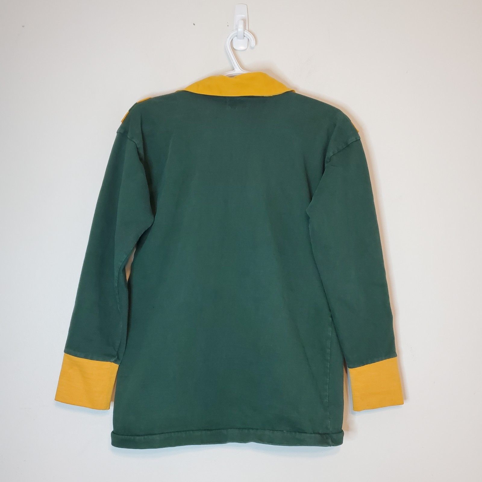 Vintage Vintage 80s Australia Kangaroos Rugby Jersey Green Size M Size US M / EU 48-50 / 2 - 2 Thumbnail