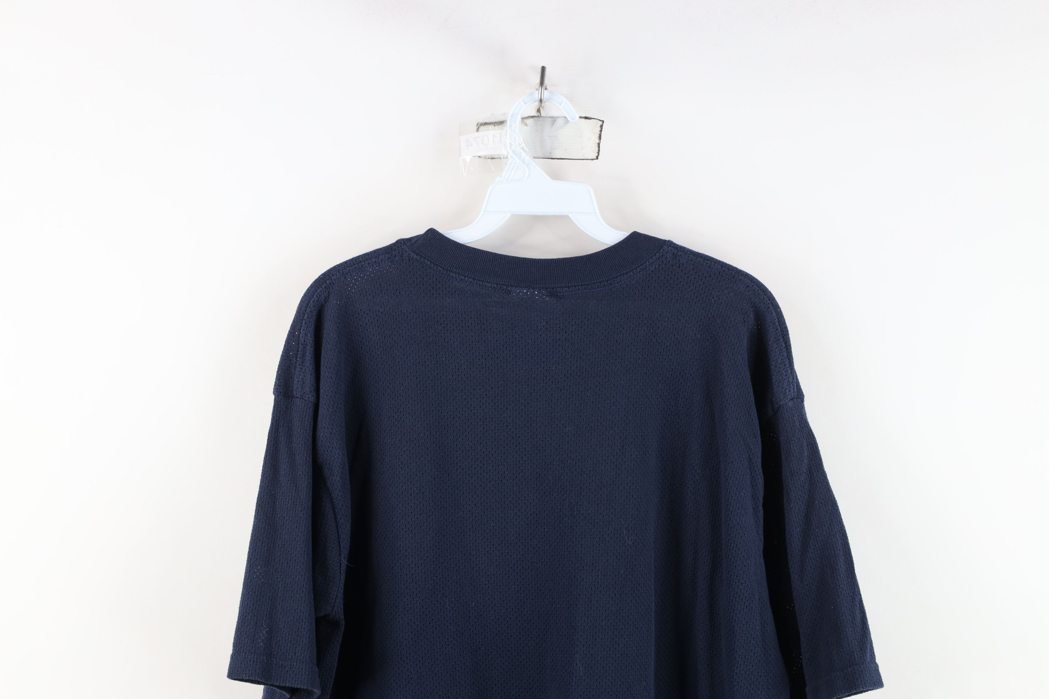 Vintage Vintage 90s University of Michigan Mesh T-Shirt Blue Size US L / EU 52-54 / 3 - 10 Thumbnail