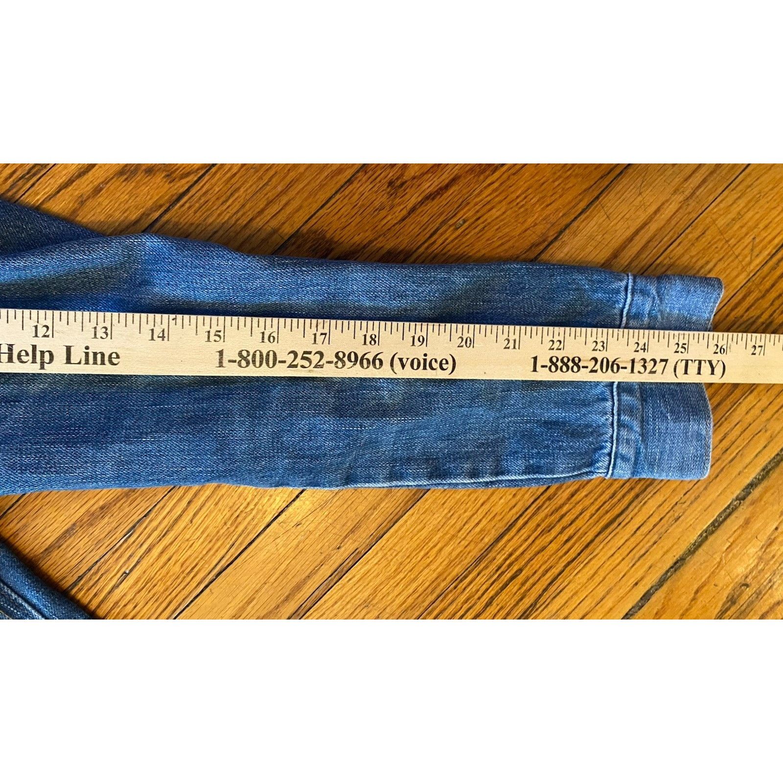 Gap Gap Denim Jacket Womens XS Blue Cotton Blend Button Pockets Size XS / US 0-2 / IT 36-38 - 7 Thumbnail