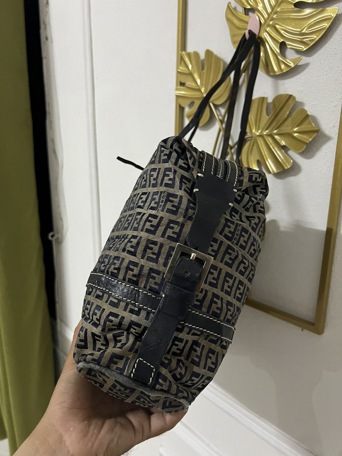 Fendi FENDI ZUCCHINO CANVAS HANDBAG Size ONE SIZE - 10 Thumbnail