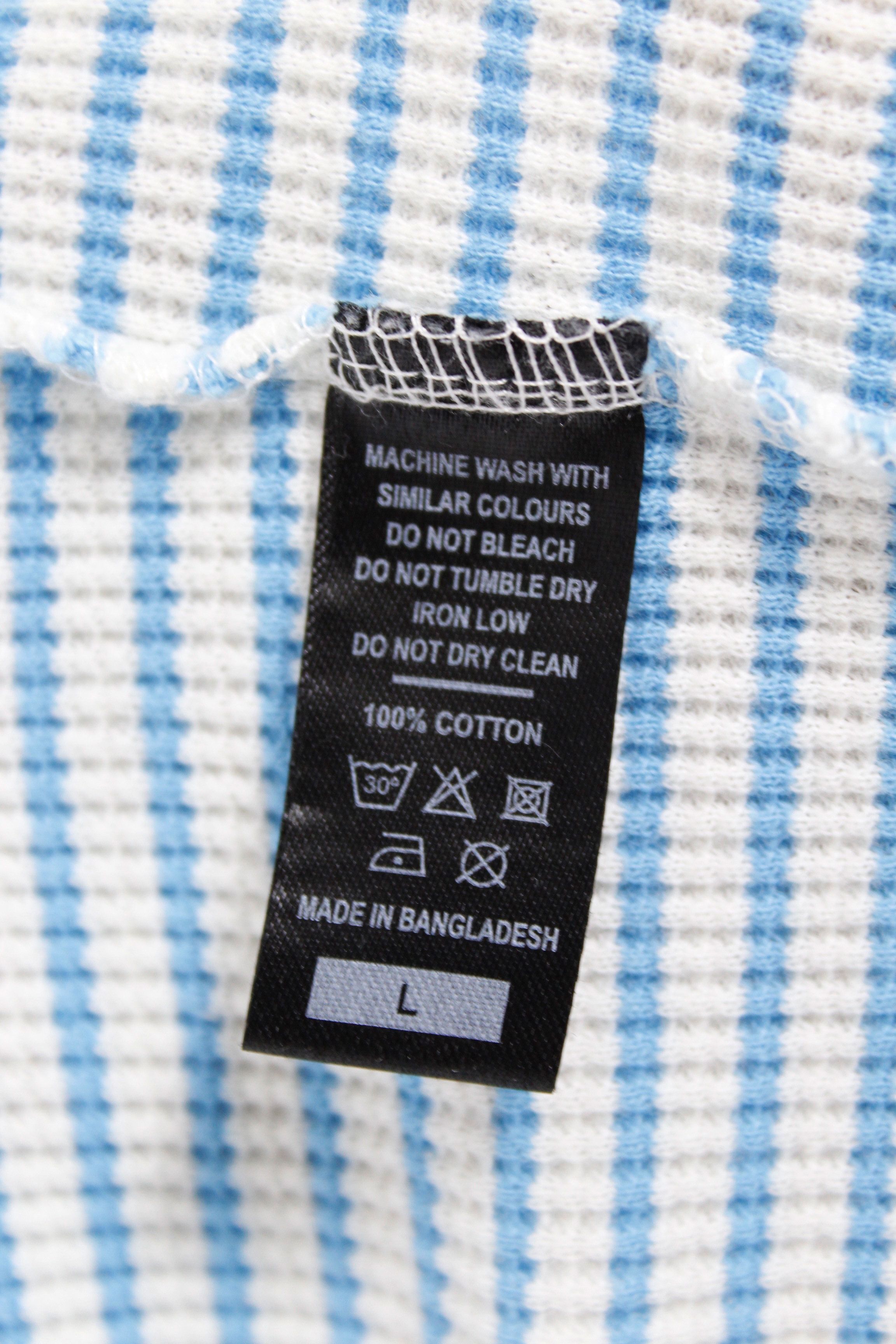 Percival Percival Breton Waffle Striped Tee T-shirt L Size US L / EU 52-54 / 3 - 5 Thumbnail