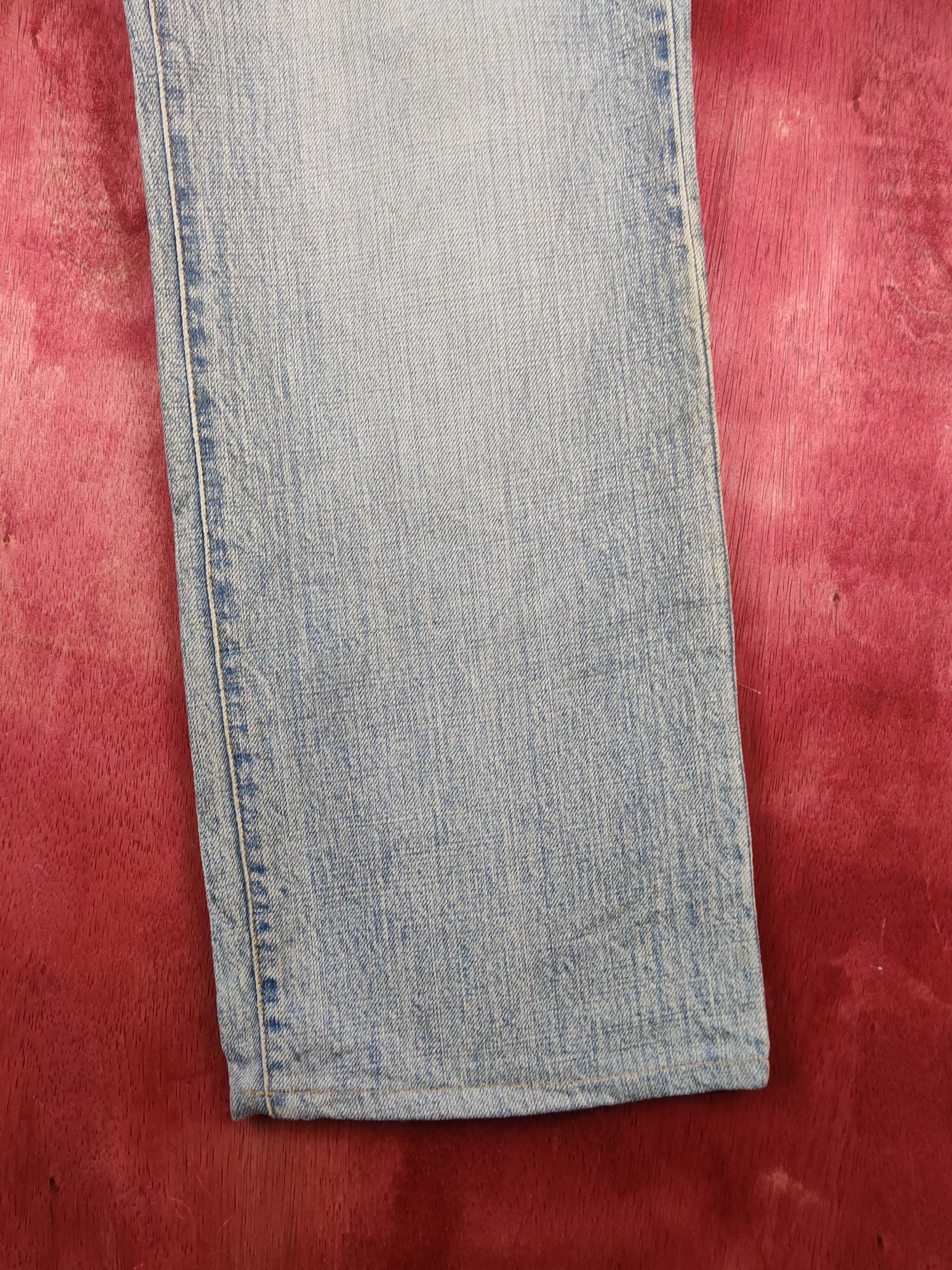 Japanese Brand Cocolulu Blue Faded Distressed Multipocket Denim #S1530 Size 29" - 6 Thumbnail