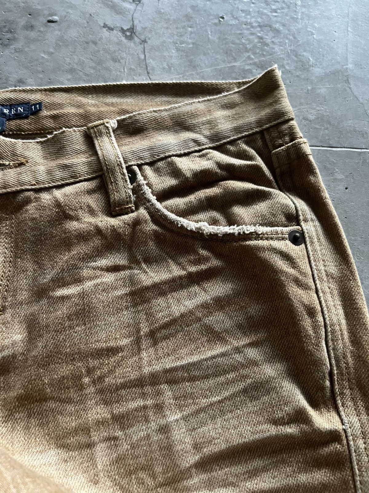 Polo Ralph Lauren flared ralph lauren dungaree boot cut classic Size 30" / US 8 / IT 44 - 10 Thumbnail