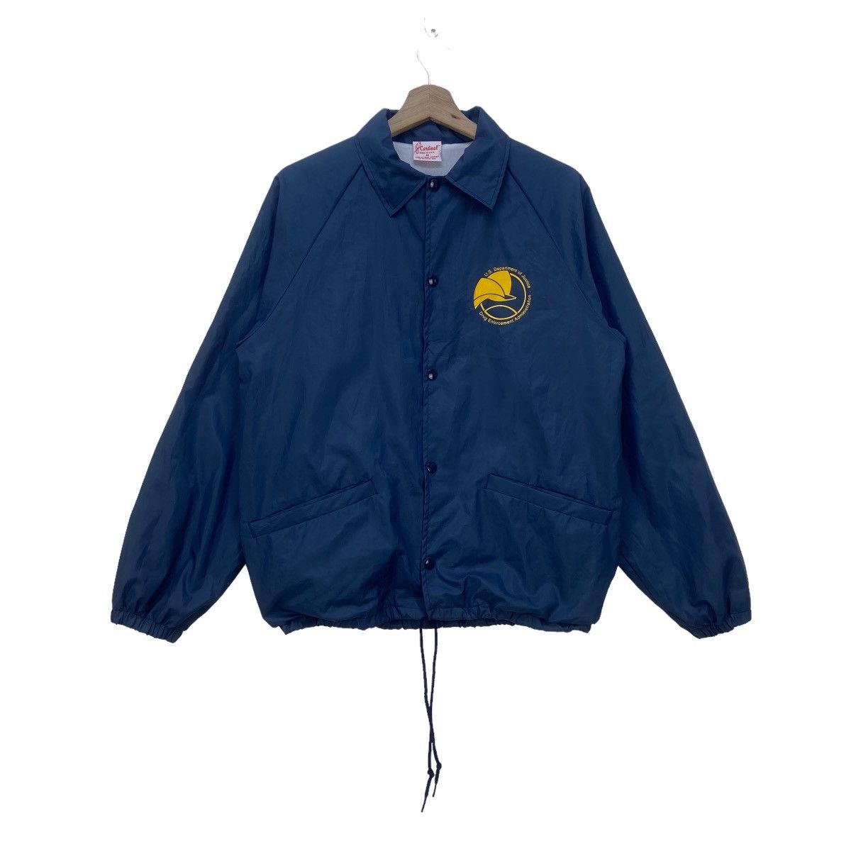 Vintage 90s Drug Enforcement Administration (DEA) Coach Jacket Size US M / EU 48-50 / 2 - 2 Thumbnail