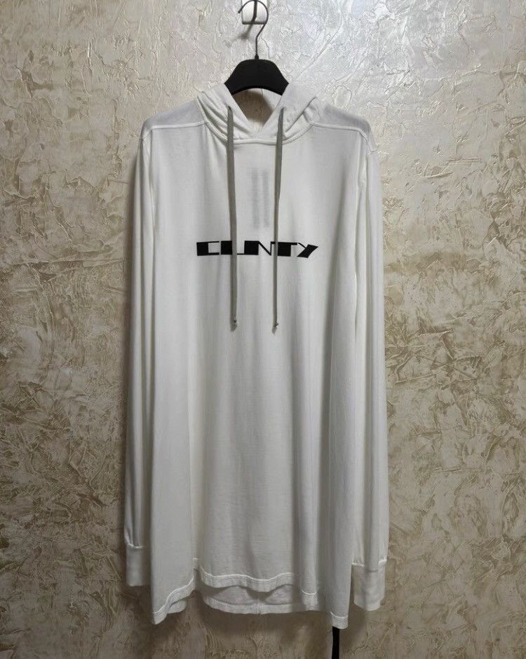 Rick Owens Rick owens hooded long sleeve T-shirt - DMC Size US L / EU 52-54 / 3 - 1 Thumbnail