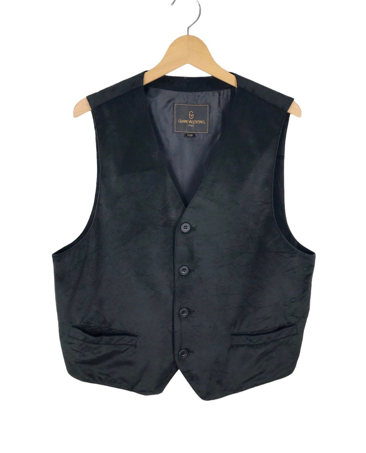 Gianni Valentino GIANNI VALENTINO Velvet Cotton Vest Size US L / EU 52-54 / 3 - 1 Thumbnail