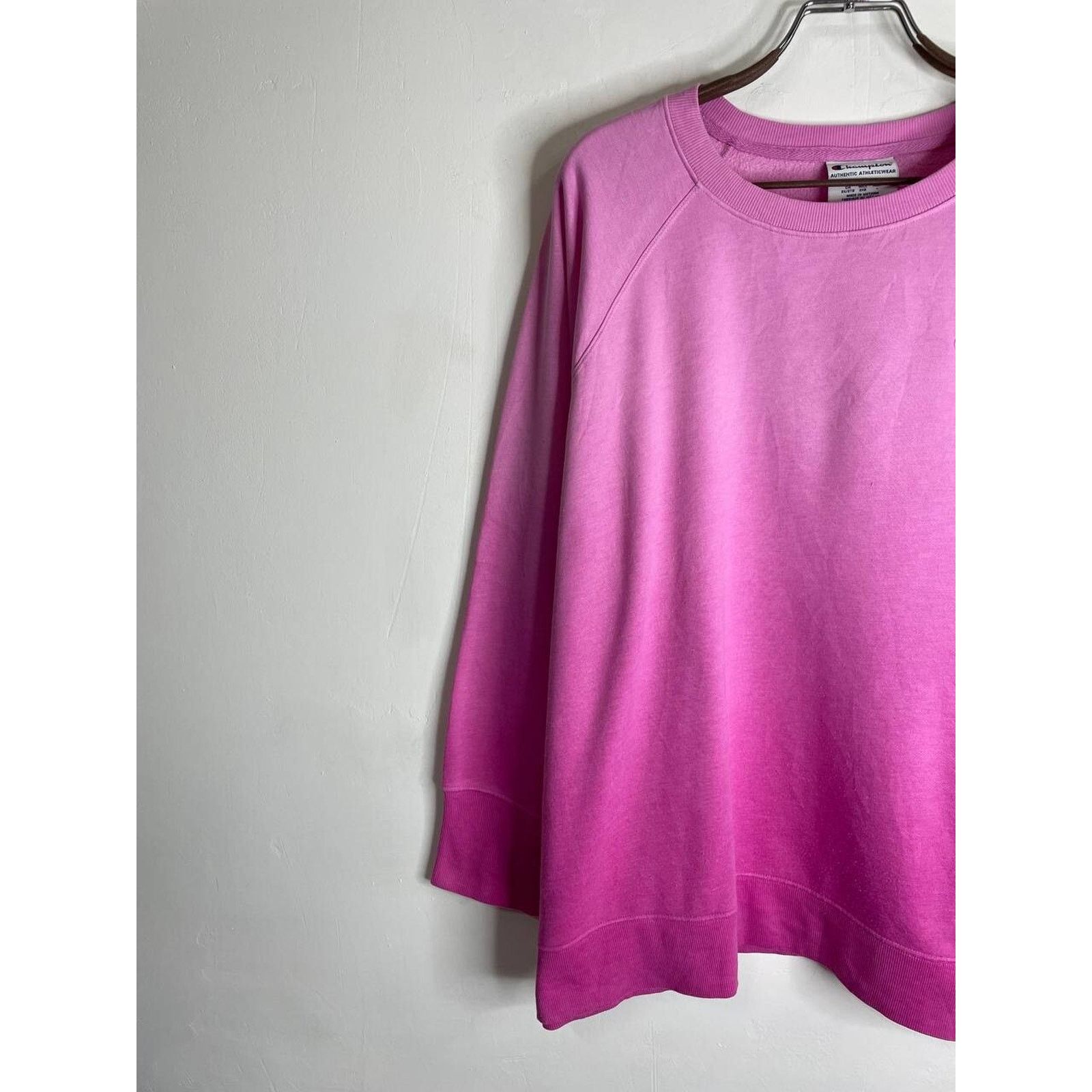 Champion Vintage Champion 2X Pink Sweatshirt Fleece Crewneck Pullover Size US XXL / EU 58 / 5 - 7 Thumbnail