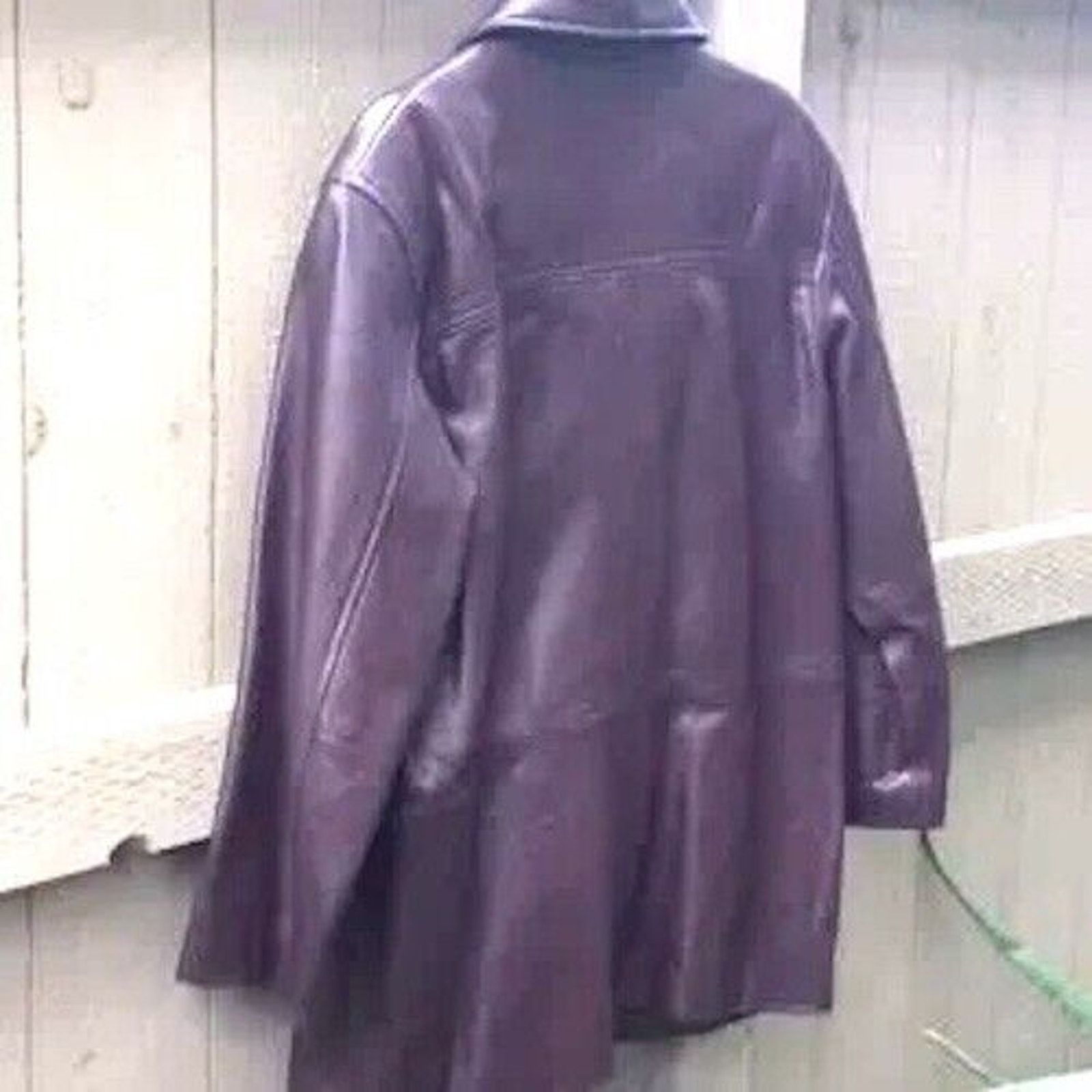 Other Ladies Leather Jacket Color- Brown/Burgundy Sz-X Large Size XL / US 12-14 / IT 48-50 - 5 Thumbnail