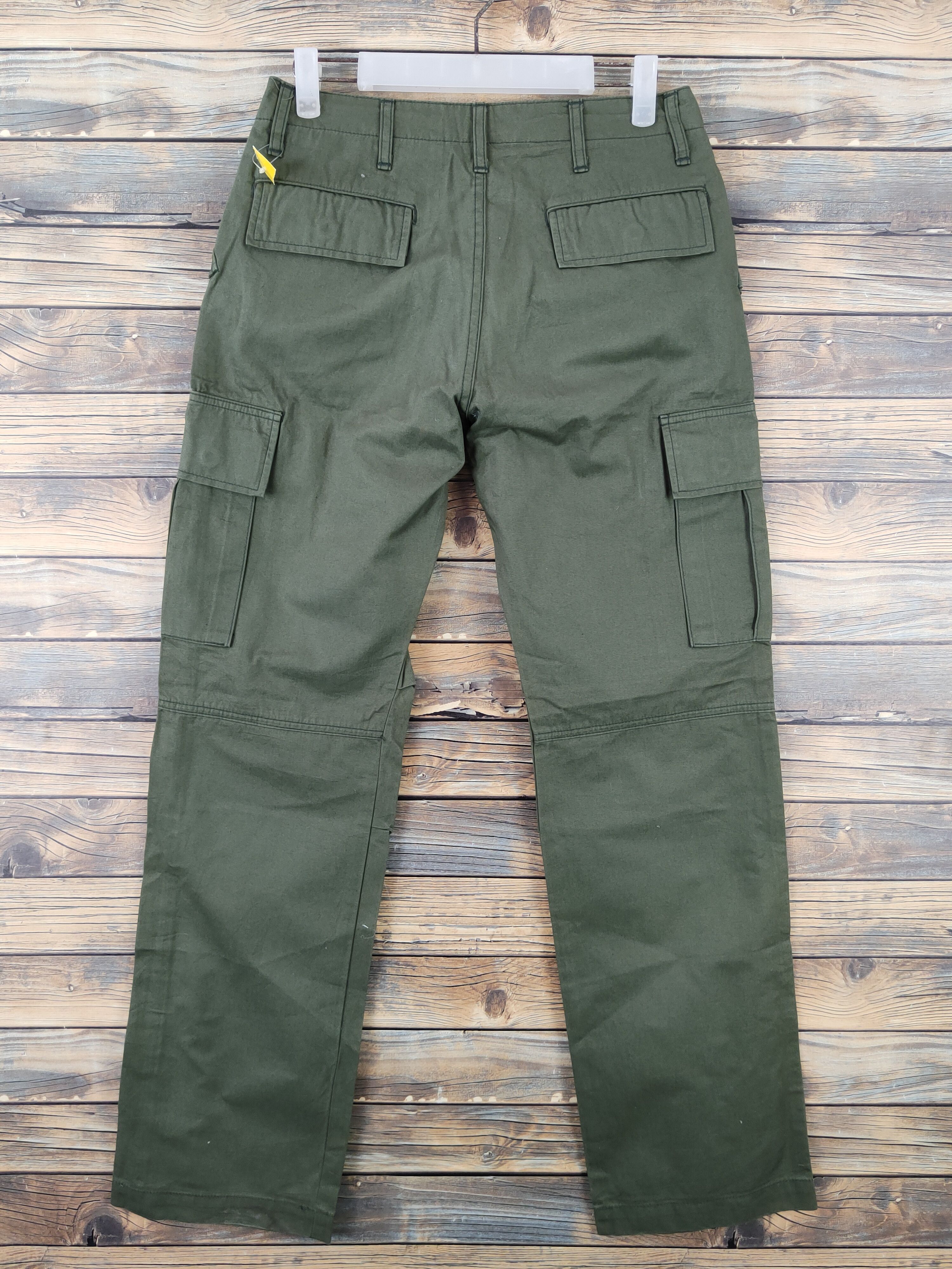 Japanese Brand Dish Green Multipocket Tactical Cargo Pants #W1846 Size US 28 / EU 44 - 7 Thumbnail