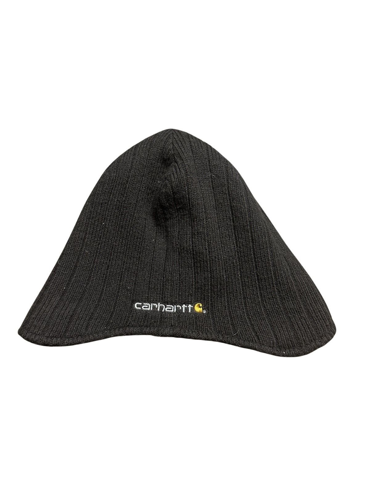 2000'S Carhartt Knit Beanie, Made in USA, One Size Fits Most acrylic brown type Vintage Second Hand