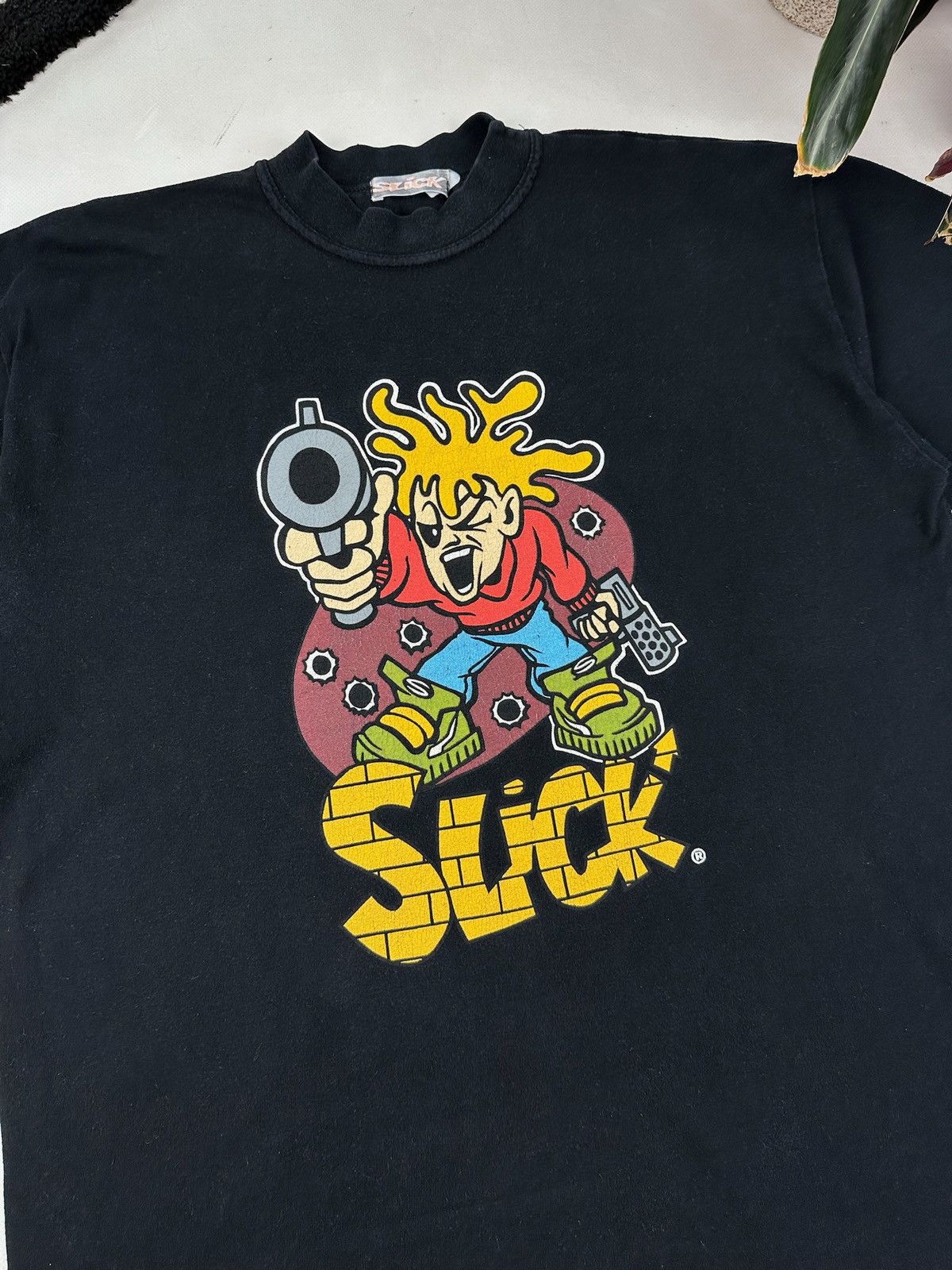Stussy × Vintage Vintage graffiti skate graphic tee mad bad stussy style Size US L / EU 52-54 / 3 - 7 Thumbnail