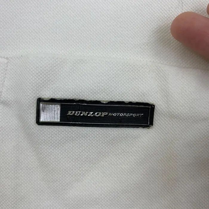 Dunlop Vintage 90’ DUNLOP MOTORSPORT Half Zipper Tee Shirt Size L / US 10 / IT 46 - 6 Thumbnail