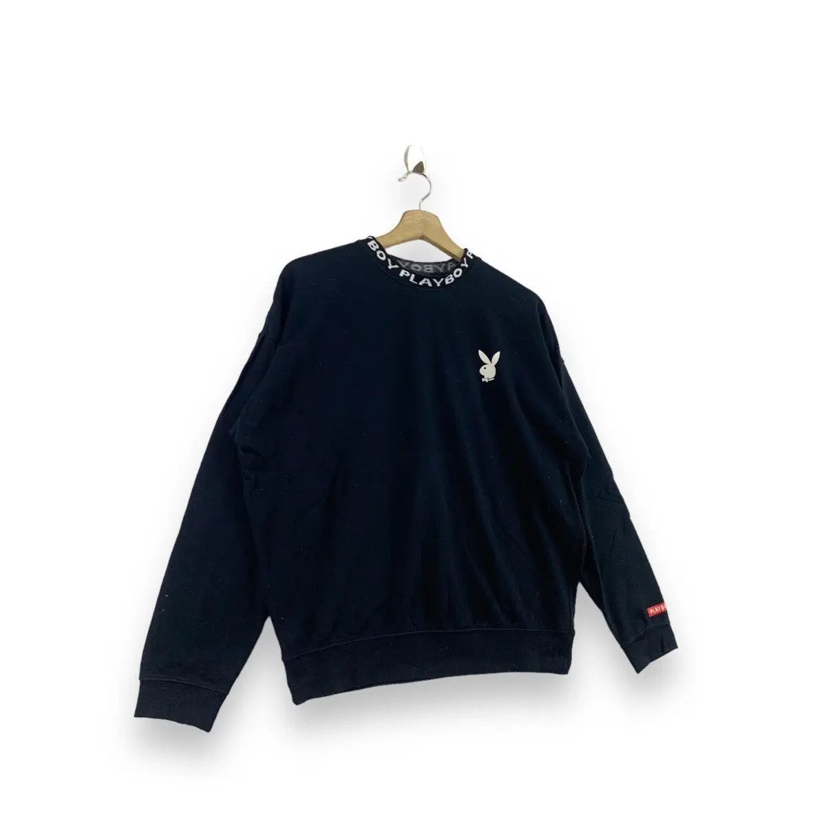 Playboy Vintage PLAYBOY BUNNY Small Logo AOP Collar Sweatshirt Size XL / US 12-14 / IT 48-50 - 5 Thumbnail
