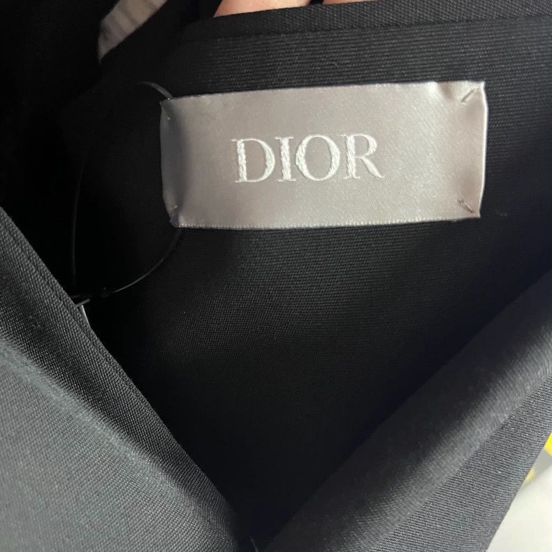 Dior Black saddle bag zipper pocket design pattern logo suit ja Size US S / EU 44-46 / 1 - 3 Thumbnail