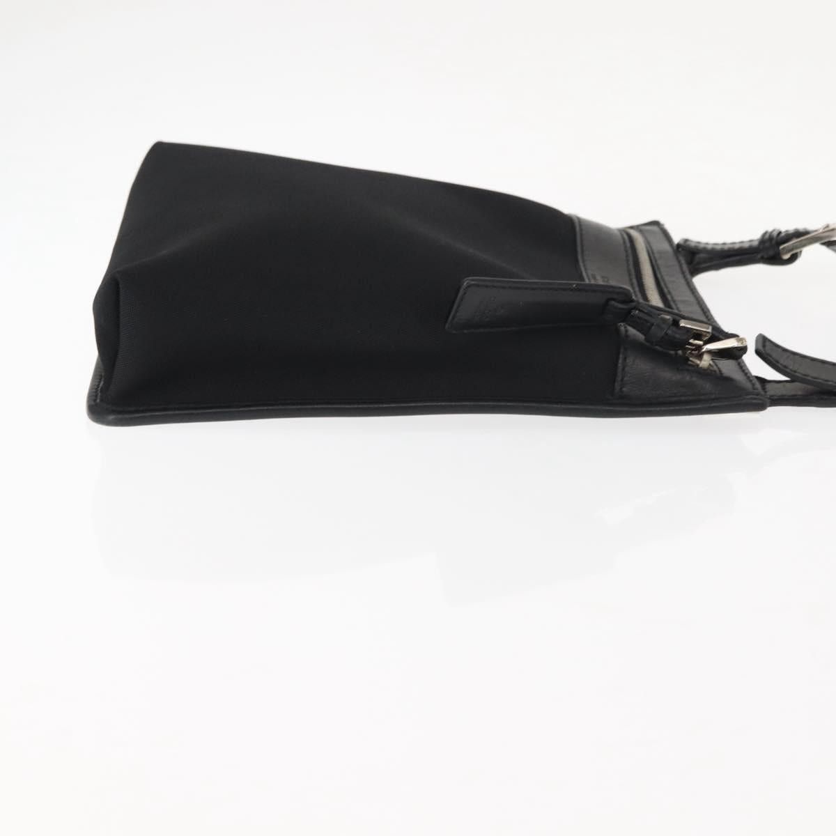 Gucci GUCCI Shoulder Bag Canvas Leather Black Size ONE SIZE - 4 Thumbnail