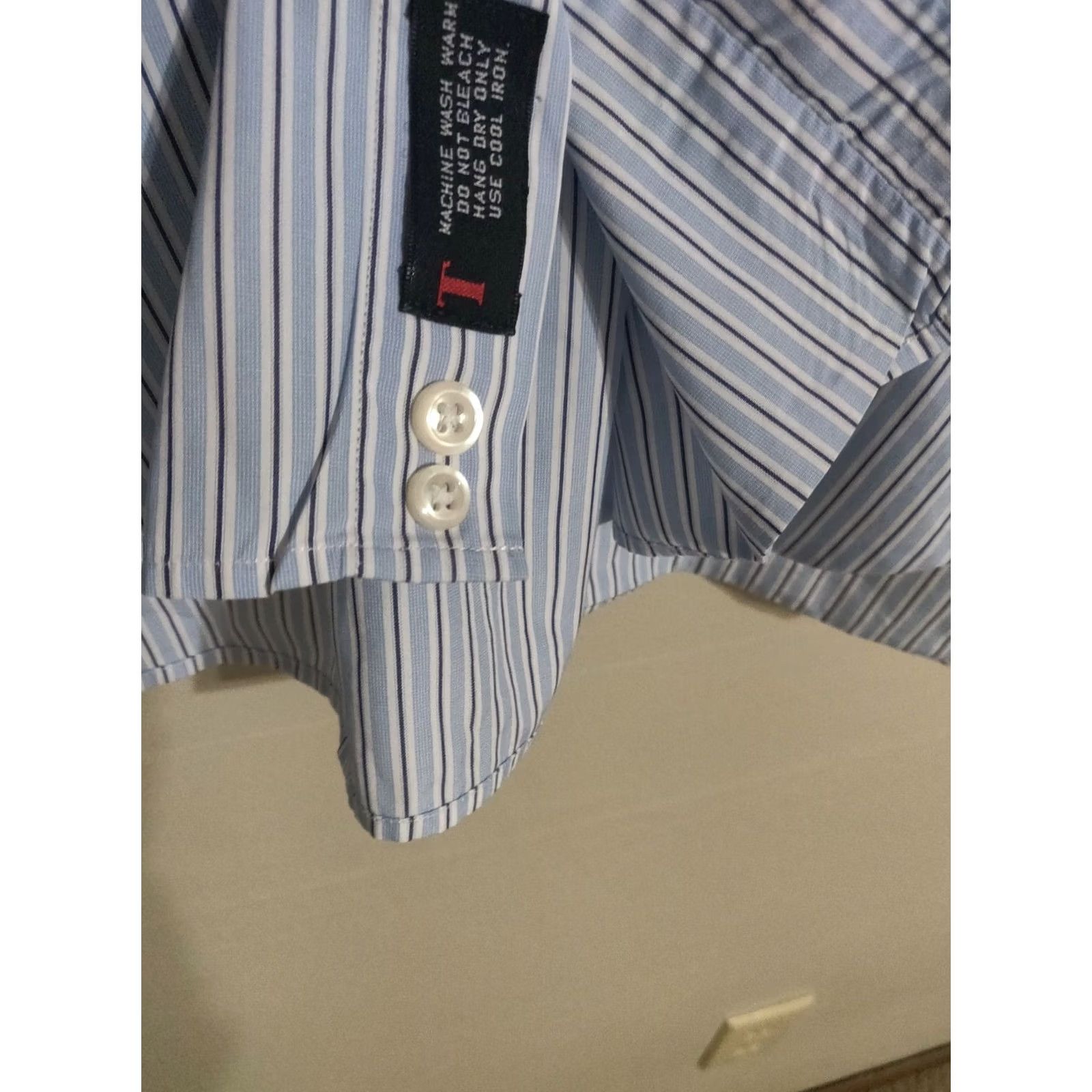 Robert Talbott Robert Talbott Dress Shirt Men's Blue French Cuff 16-34 Size 42R - 2 Thumbnail