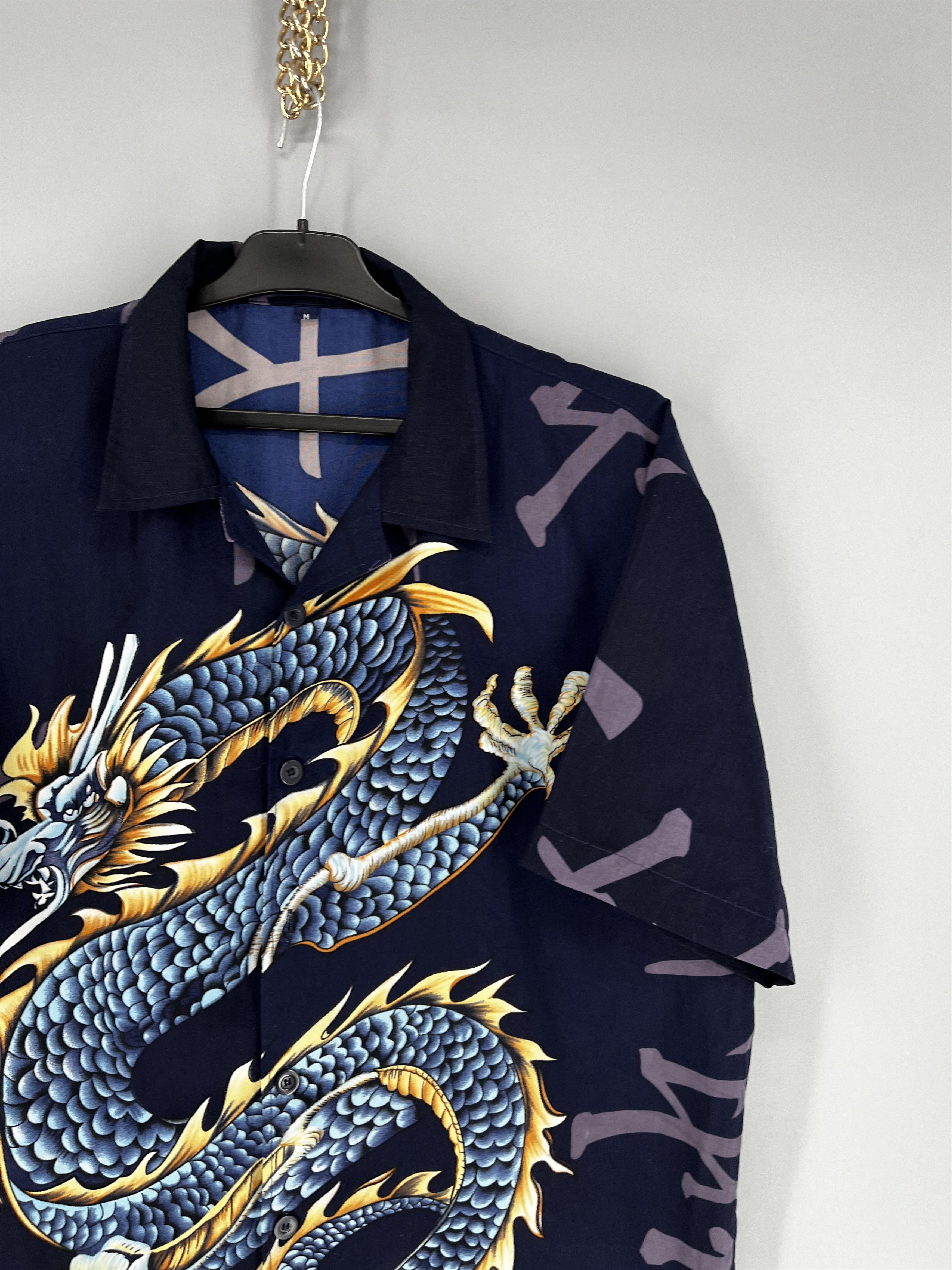 Vintage Y2K vintage Hawaiian Shirt Big logo Dragon Size US S / EU 44-46 / 1 - 5 Thumbnail