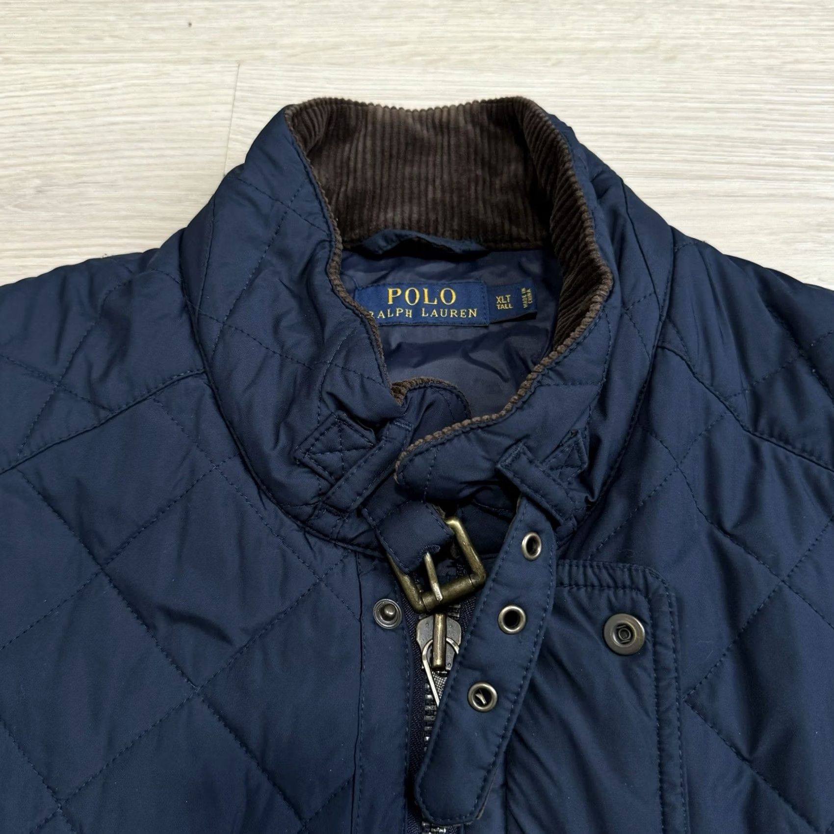 Polo Ralph Lauren VINTAGE Polo Ralph Lauren Polo Club Quilted Vest Corduroy Collared Navy Blue XLT Men Size US XL / EU 56 / 4 - 3 Thumbnail