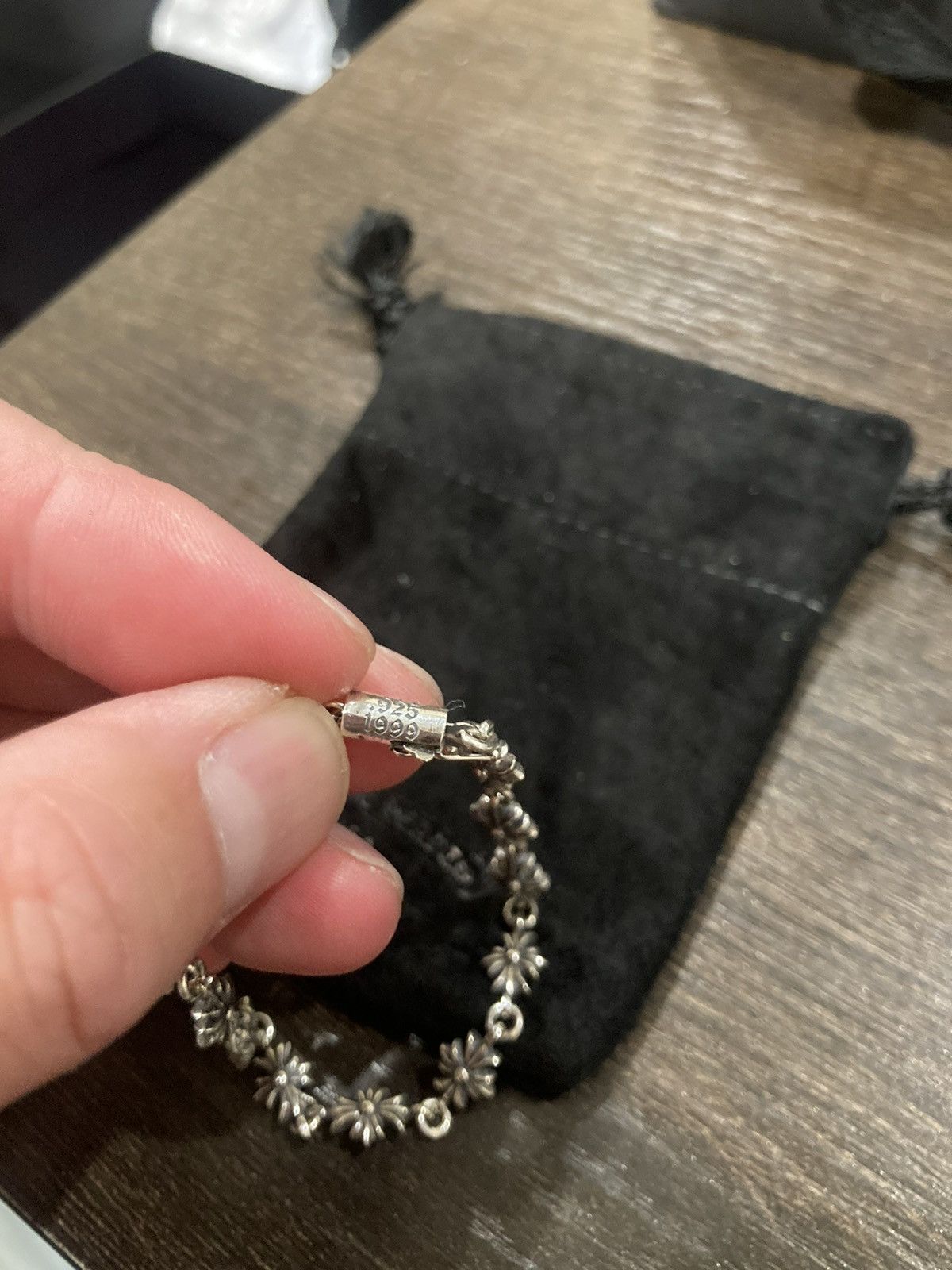 Chrome Hearts Chrome hearts Tiny E plus 12 links sliver bracelet Size ONE SIZE - 6 Thumbnail