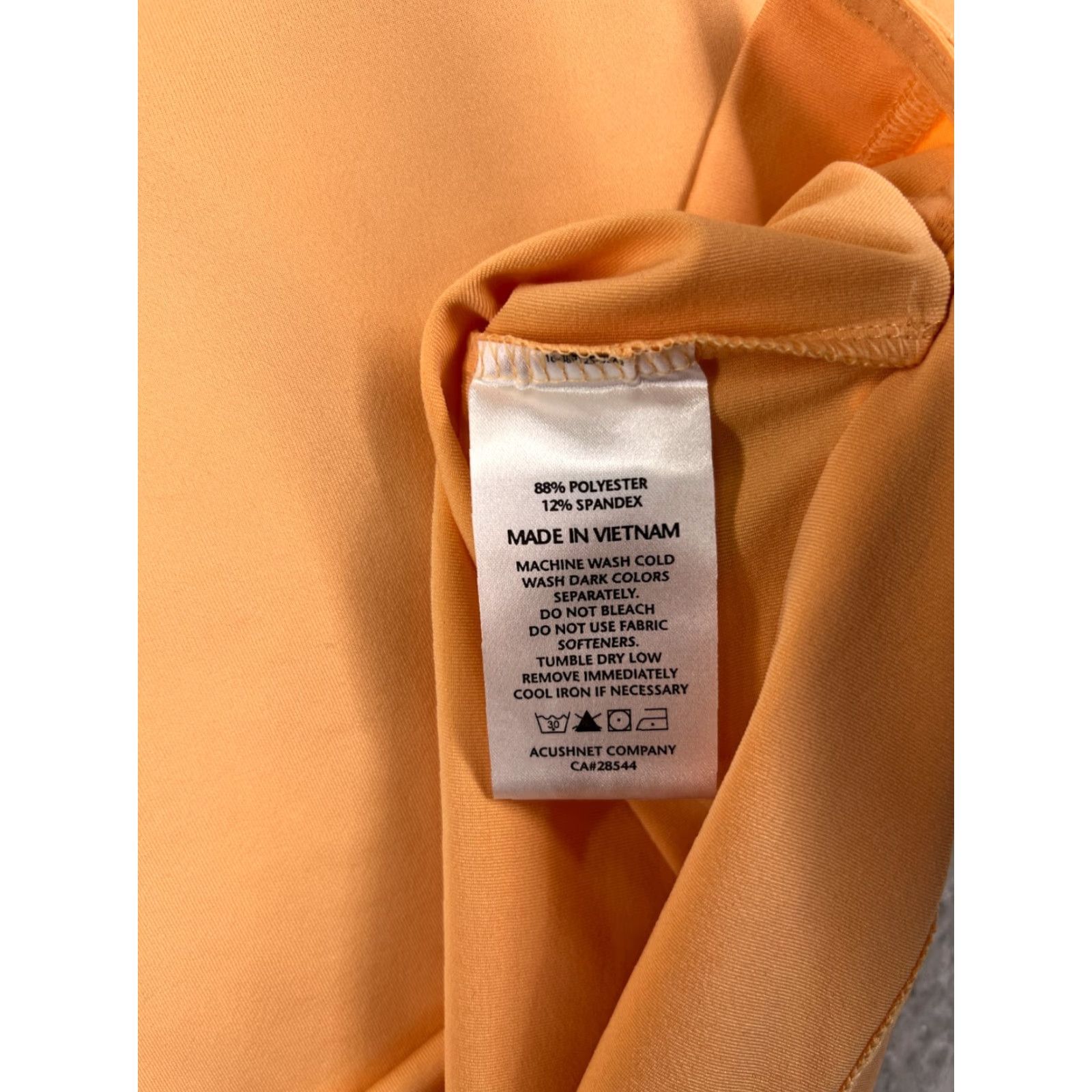 Footjoy FootJoy Polo Shirt Mens XL Orange White Polyester Blend Golf Golfers Modern Sports Shirt Mens XL Orange White FootJoy Polo Shirt Size US XL / EU 56 / 4 - 7 Thumbnail