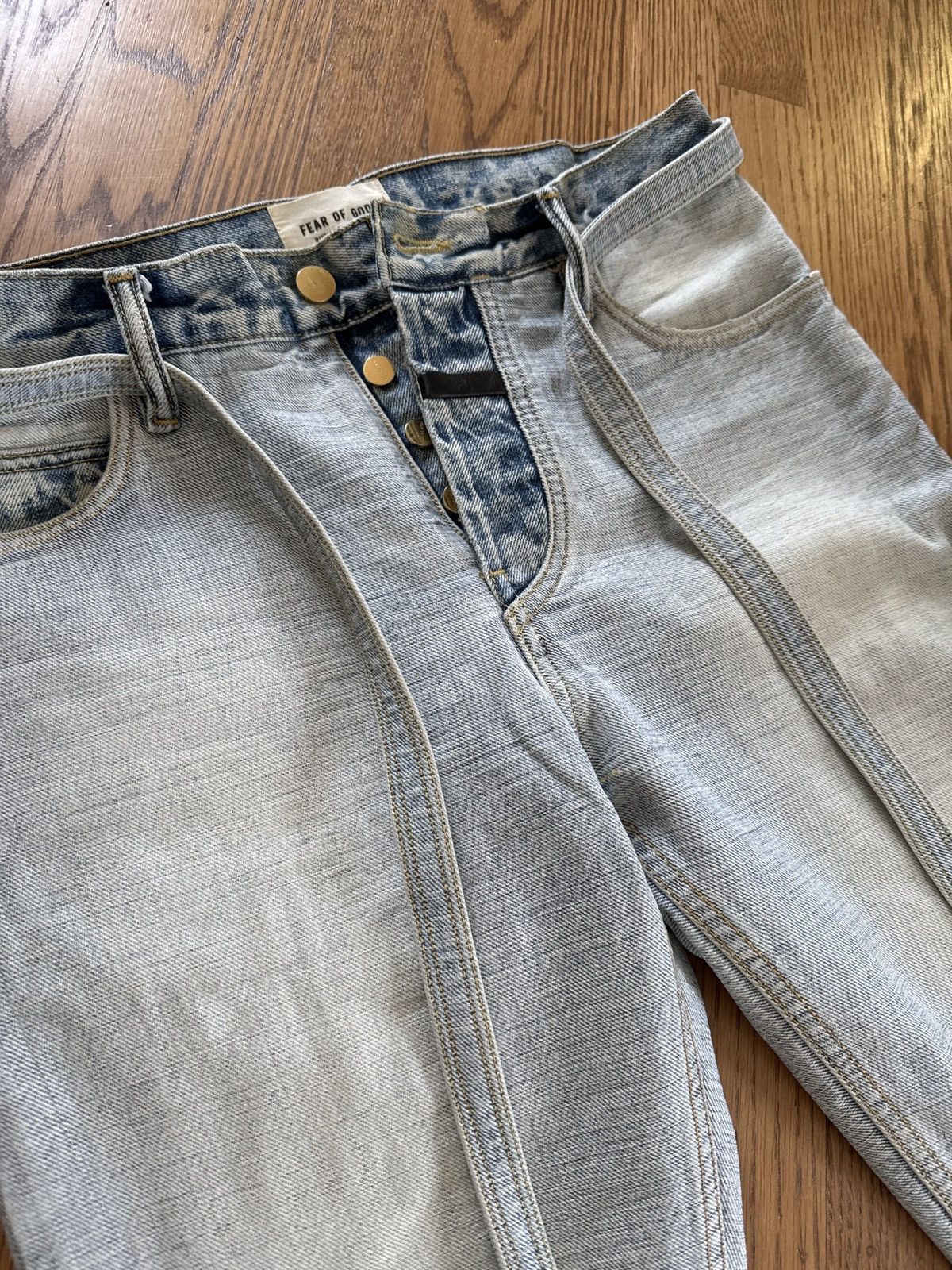 Fear of God Fear of God Sixth Collection Denim Inside Out Size US 29 - 6 Thumbnail