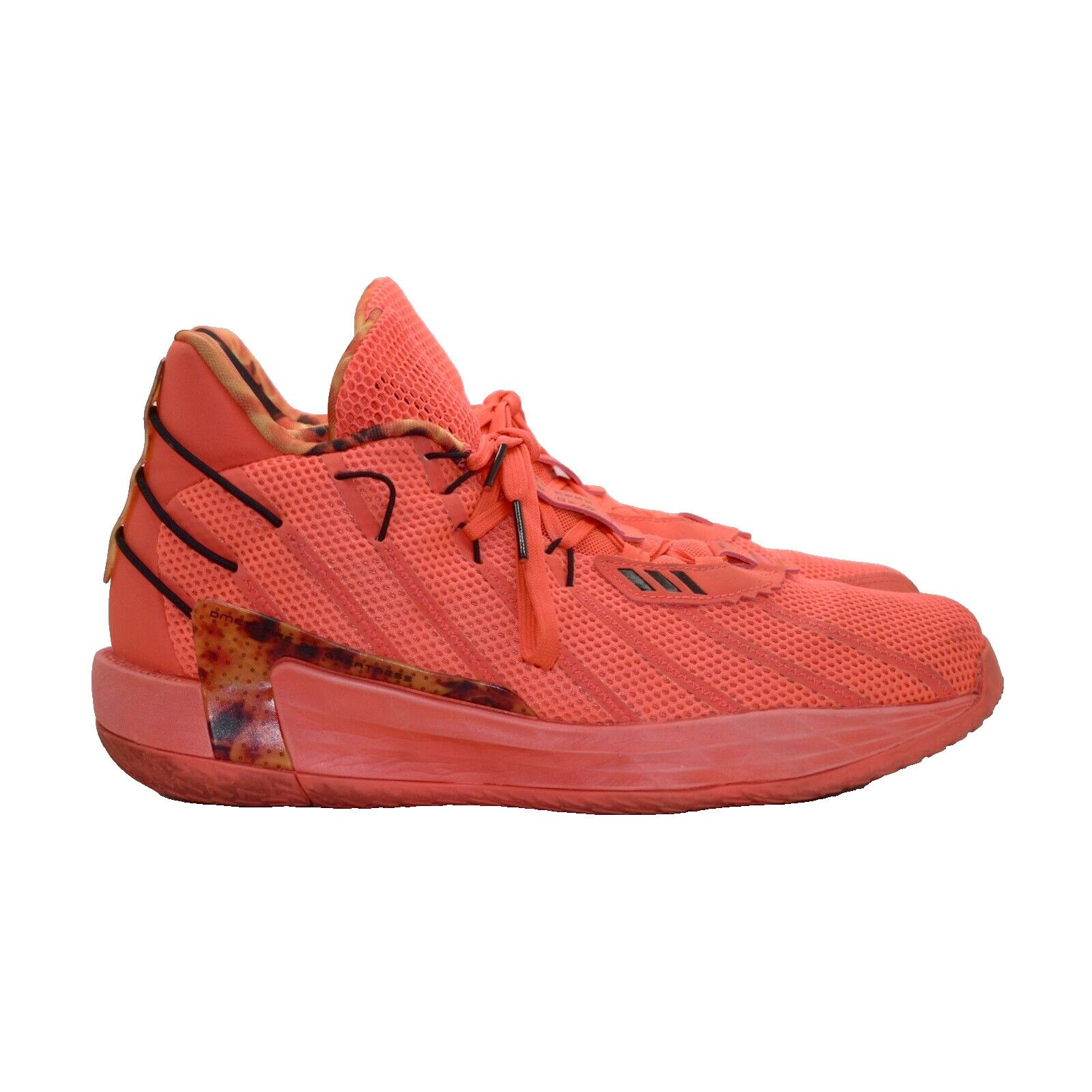 Adidas ADIDAS Dame 7 Fire Of Greatness Solar Red Shoes FX7439 Sz 12 Size US 12 / EU 45 - 2 Thumbnail