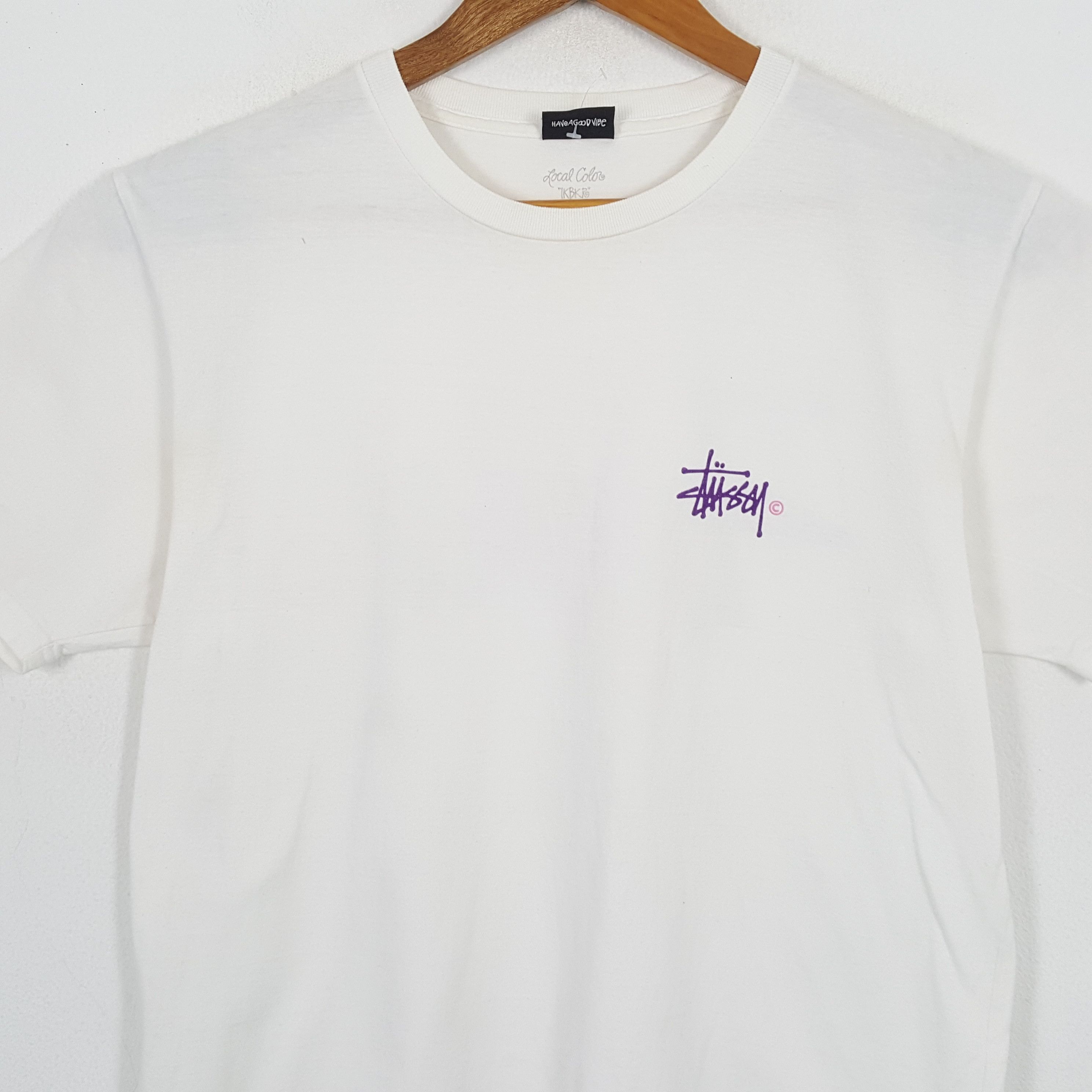 Stussy × Vintage Vintage STUSSY American Streetwear Skateboard Style T-Shirts Size US L / EU 52-54 / 3 - 4 Thumbnail