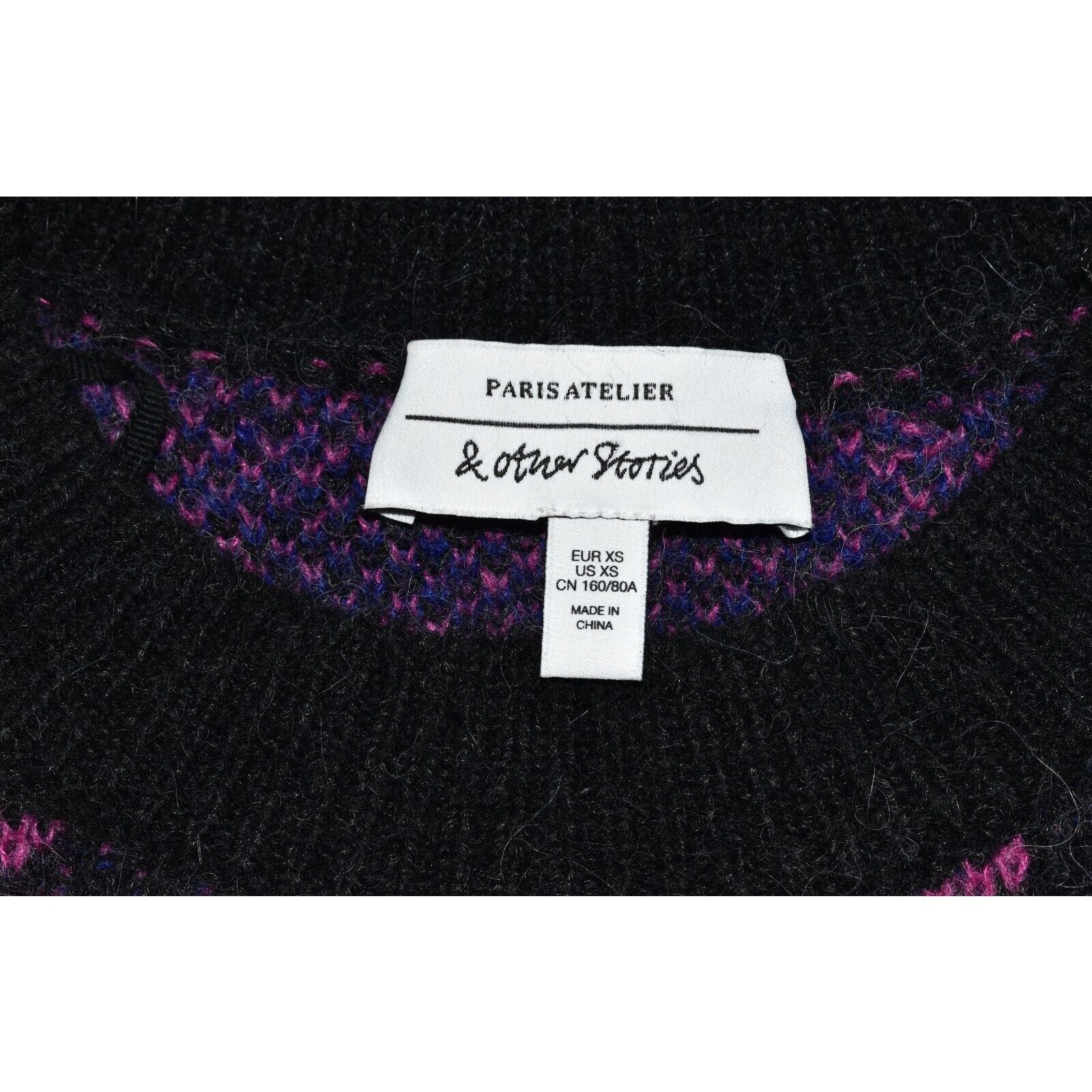 & Other Stories NEW & OTHER STORIES Check Alpaca Wool Sweater Sz XS $168 Size XS / US 0-2 / IT 36-38 - 5 Thumbnail