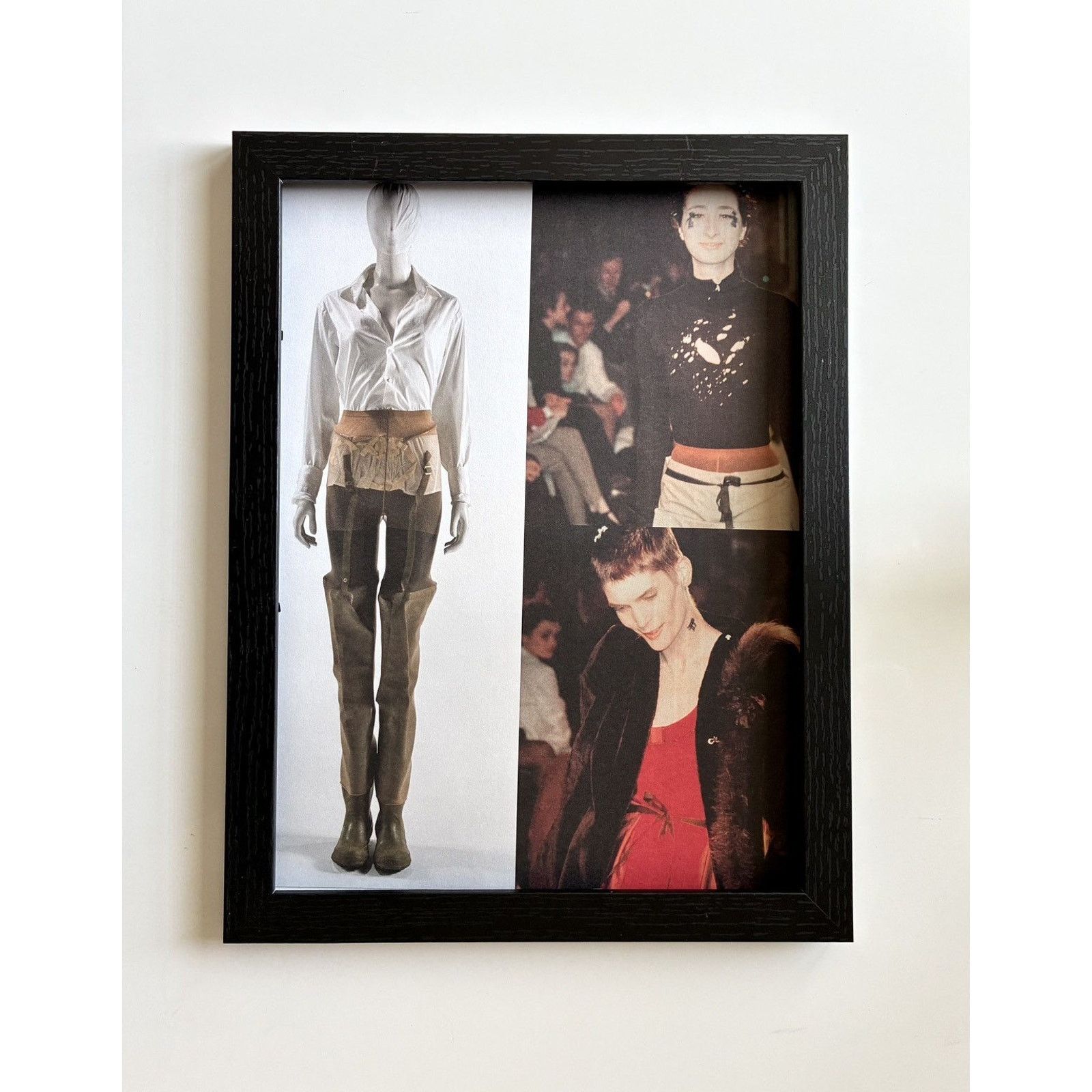 Maison Margiela Maison Margiela Archive Fashion runway photo framed 9x12 Size ONE SIZE - 1 Thumbnail