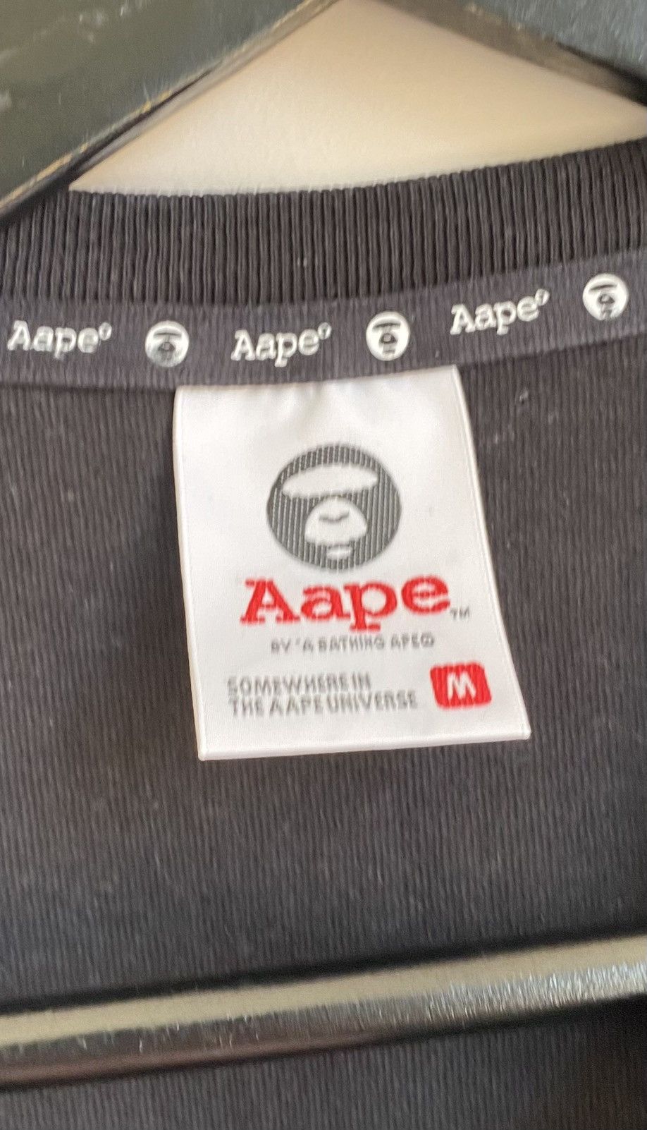 Aape A Bathing Ape Black Shirt Size US M / EU 48-50 / 2 - 2 Thumbnail