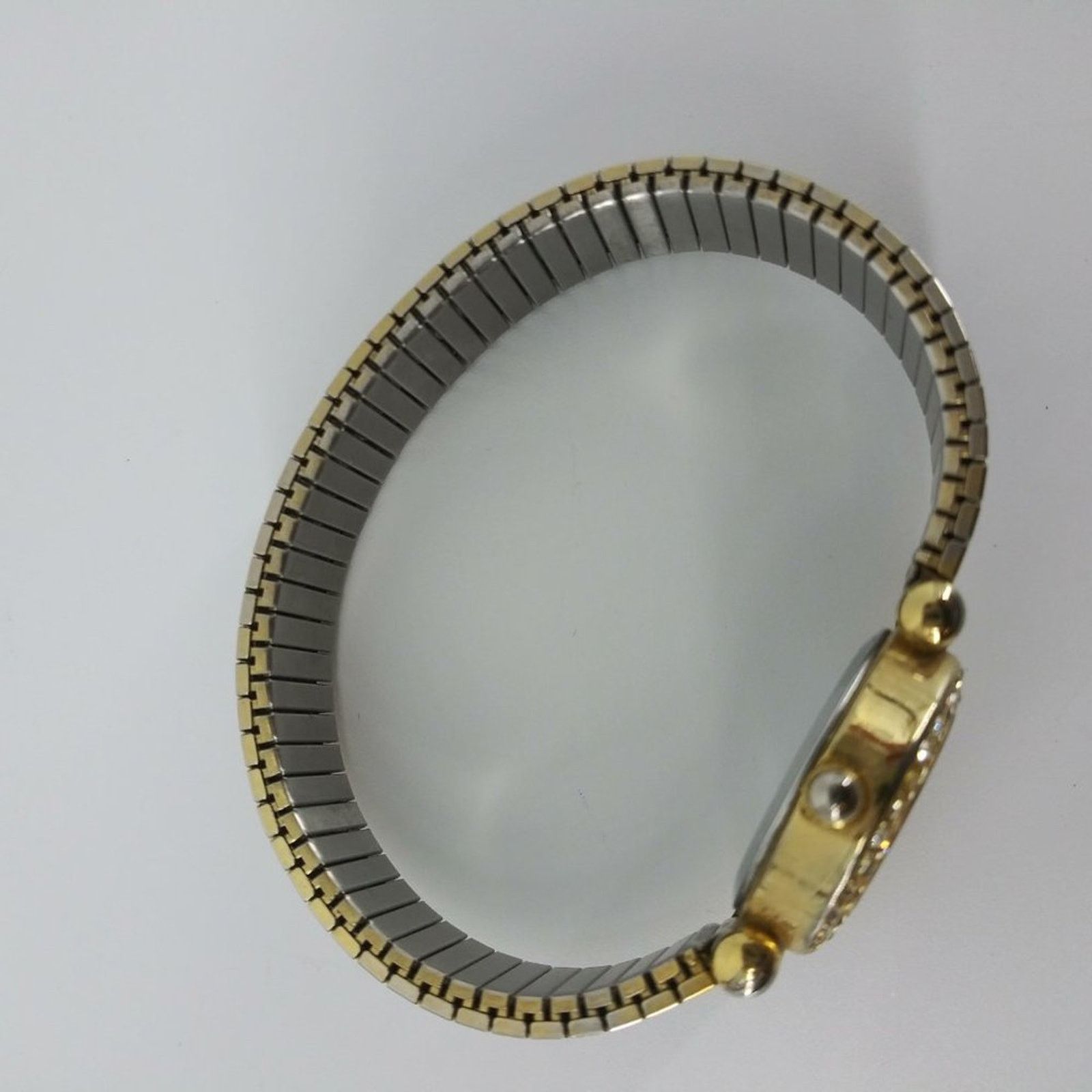 Other Vintage Milan Womens Gold Tone Stretch Bracelet Wristwatch Size ONE SIZE - 3 Thumbnail