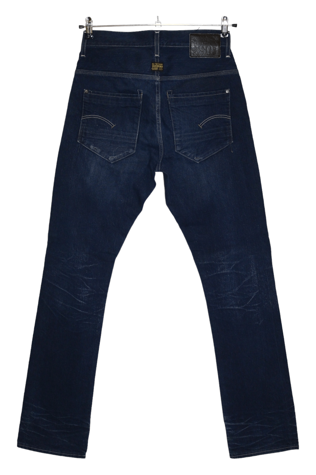 G-Star G-star Raw Denim New Radar Slim Dots Splash Blue Faded Jeans Size US 31 - 4 Thumbnail