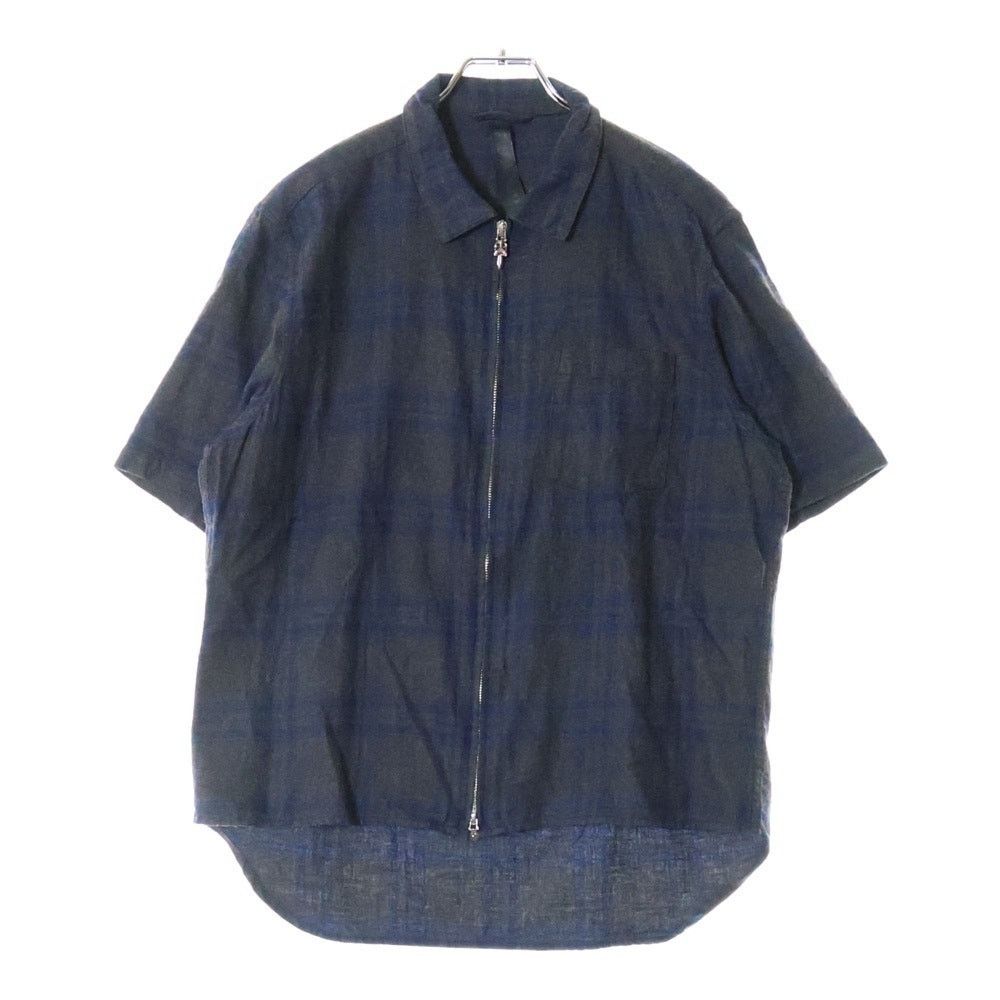 Chrome Hearts Chrome Hearts Heywood SS Checkered Shirt Gray/Navy Size US M / EU 48-50 / 2 - 1 Thumbnail