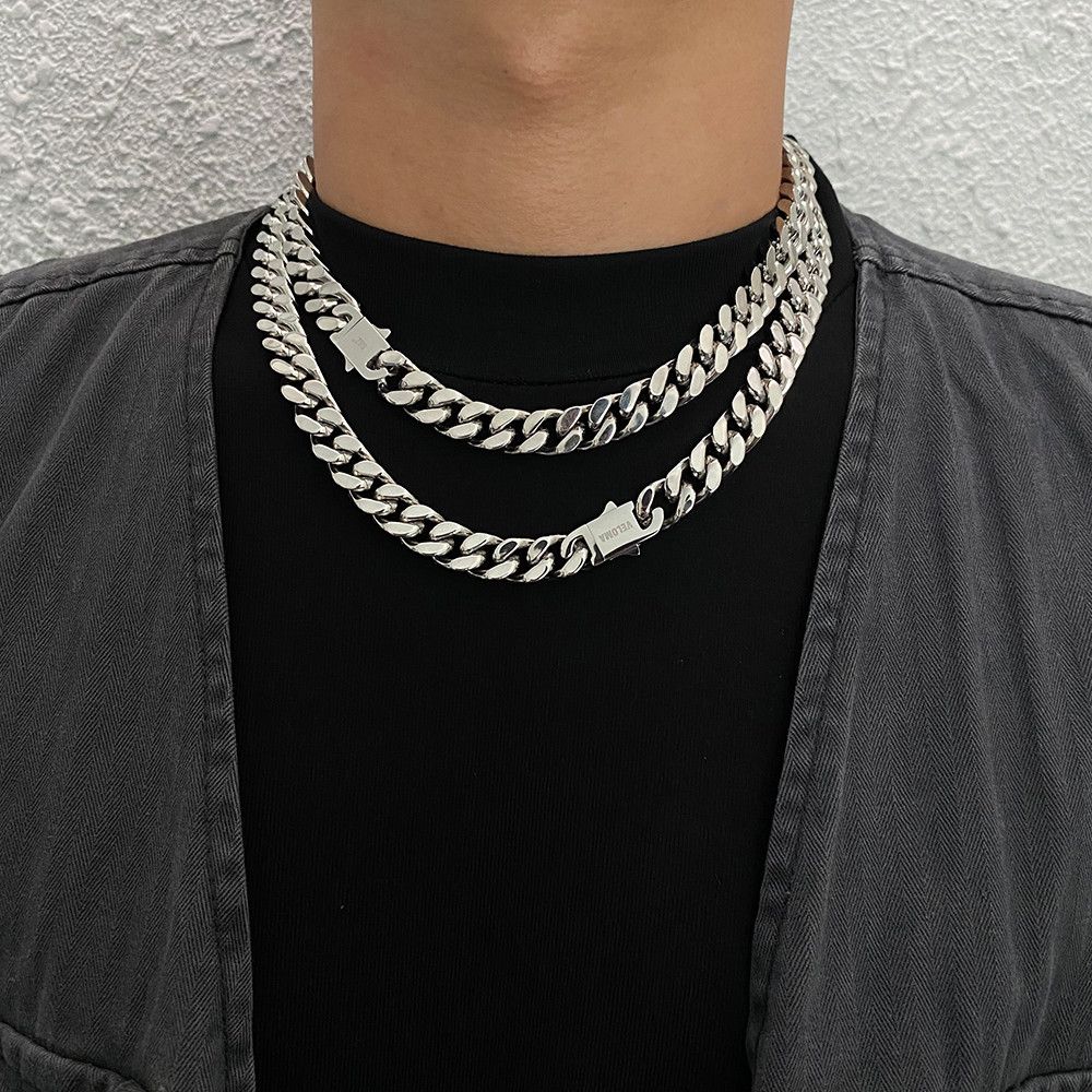 Other Cuban Chains Punk STEAL! Y2K Chains Necklace Chain Size ONE SIZE - 2 Thumbnail