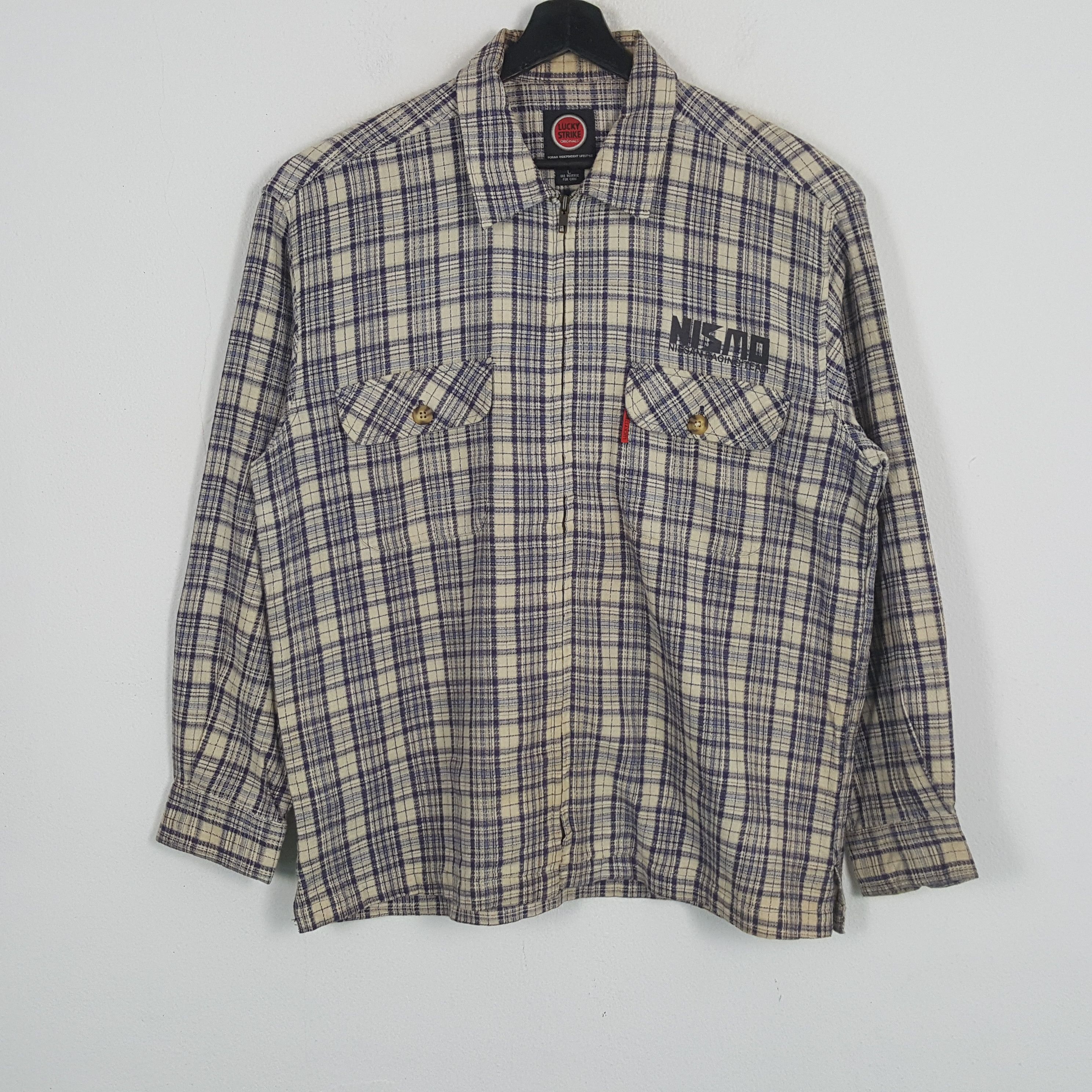 Japanese Brand × Vintage Lucky Strike X Nismo Nissan Racing Team Custom Art Jacket Size US L / EU 52-54 / 3 - 3 Thumbnail