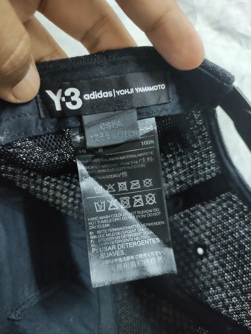 Yohji Yamamoto Y-3 YOHJI YAMAMOTO X ADIDAS CAP Size ONE SIZE - 8 Thumbnail