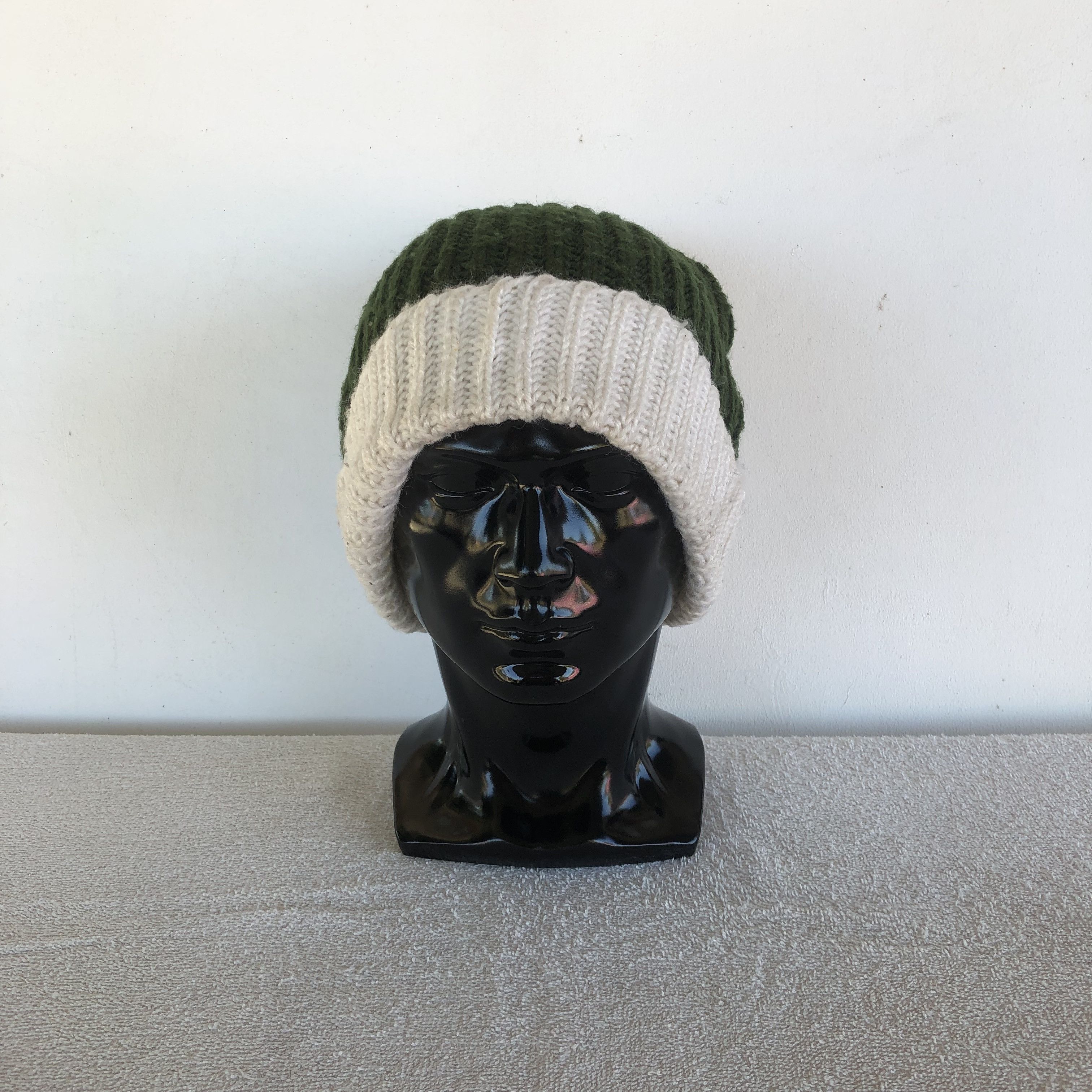 Japanese Brand Vintage 90s Unknown Knitted Beanie Snow Caps Hats Size ONE SIZE - 2 Thumbnail