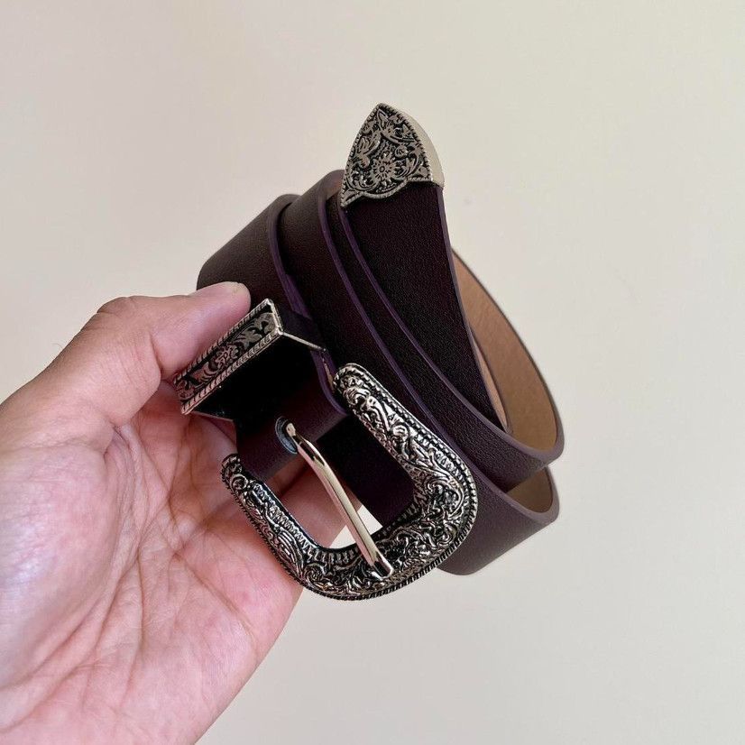 Cowboy Equipment vintage brown american western cowboy boho belt Size ONE SIZE - 7 Thumbnail