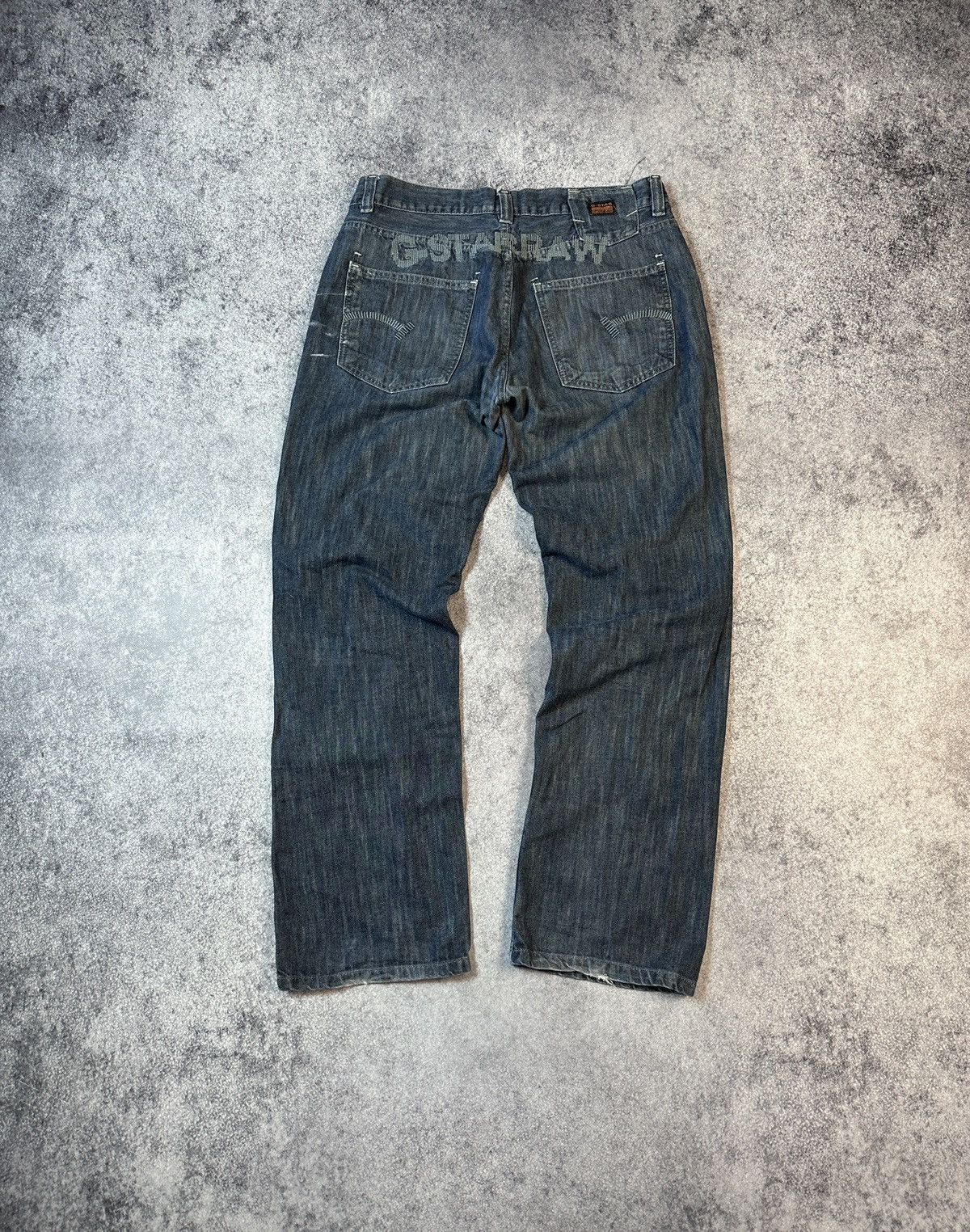 G-Star Y2K Vintage G Star Raw Logo Denim Pants Rare Streetwear 34 Size US 34 / EU 50 - 2 Thumbnail