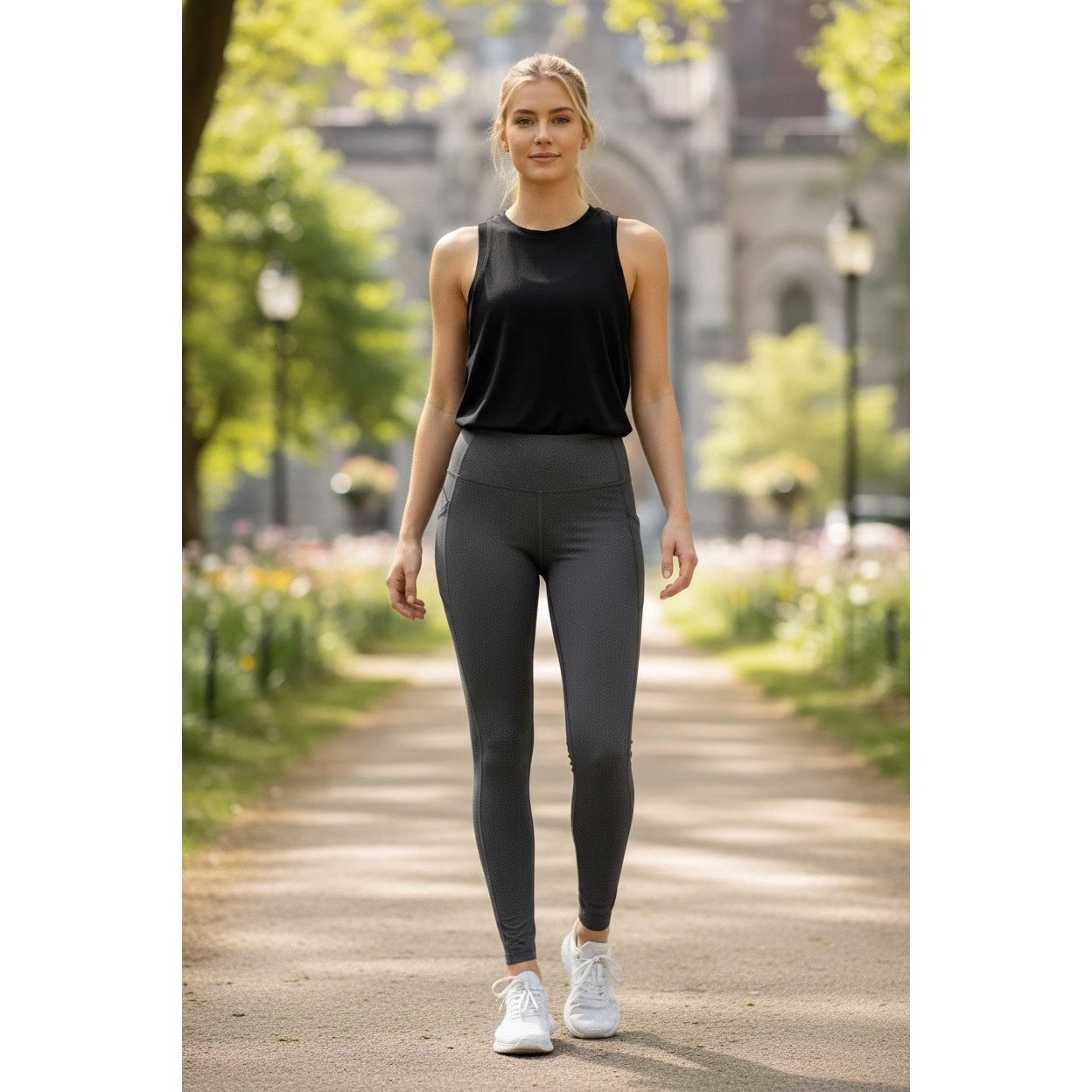 Lululemon Lululemon Women’s Gray High-Rise Leggings Size 2 Size 26" / US 2 / IT 38 - 3 Thumbnail