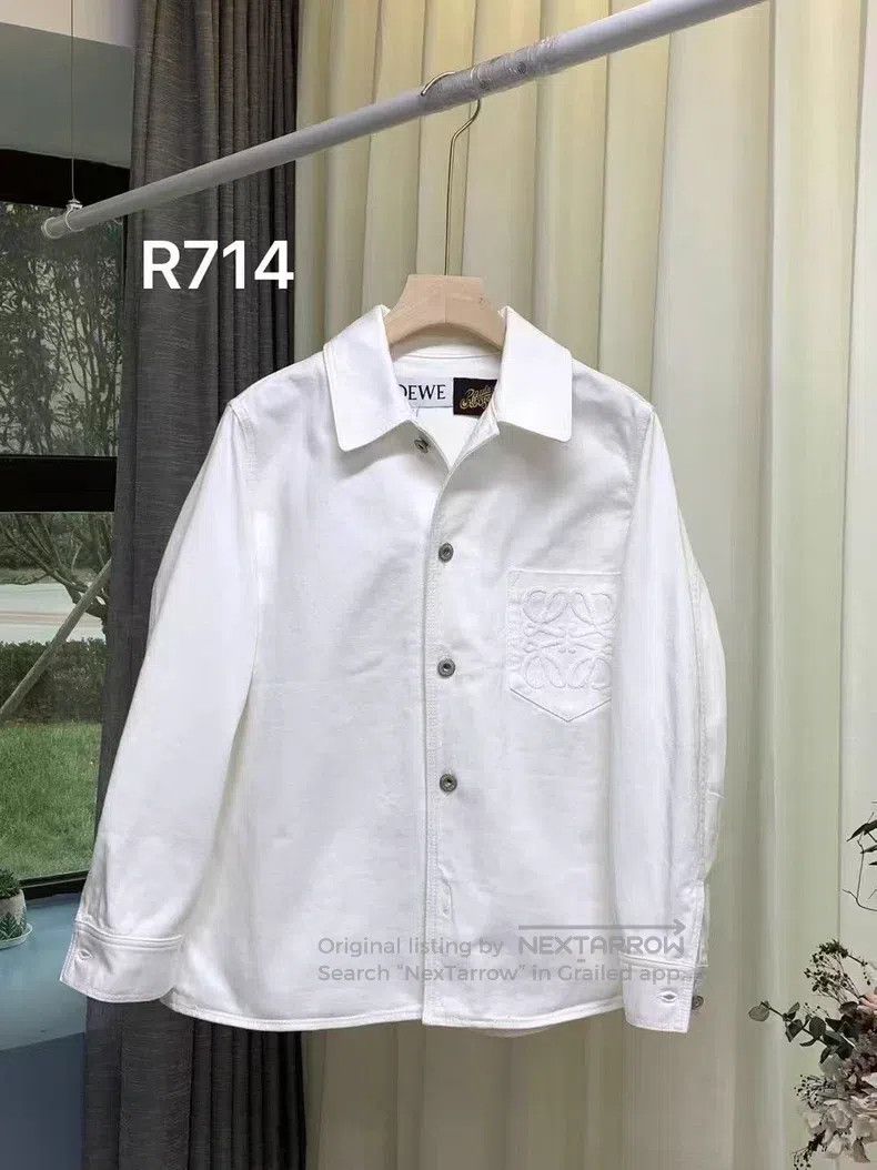 Loewe Loewe Collaboration Classic Logo Denim Shirt Jacket Size XXS / US 00 / IT 34 - 2 Thumbnail