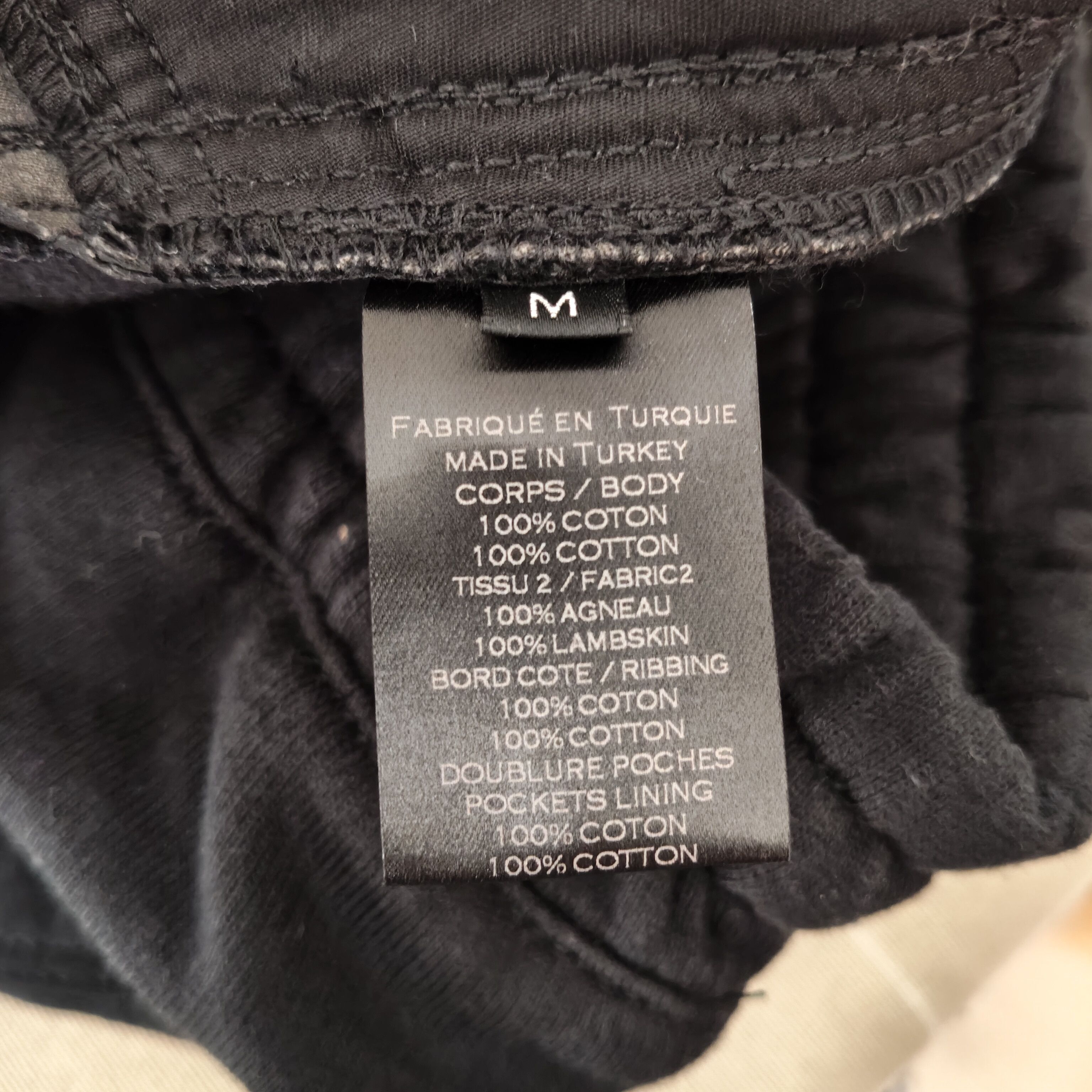 Balmain Leather and cotton biker sweatpants Size US 32 / EU 48 - 12 Thumbnail