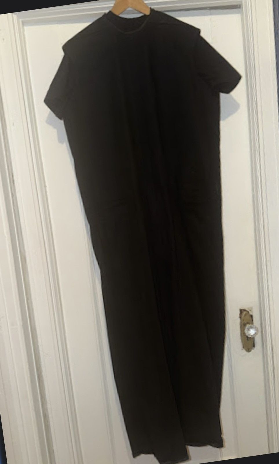 Rick Owens Rick Owens FW22 "Strobe" Short Sleeve Back-Zip Jumpsuit Size US 29 - 1 Thumbnail