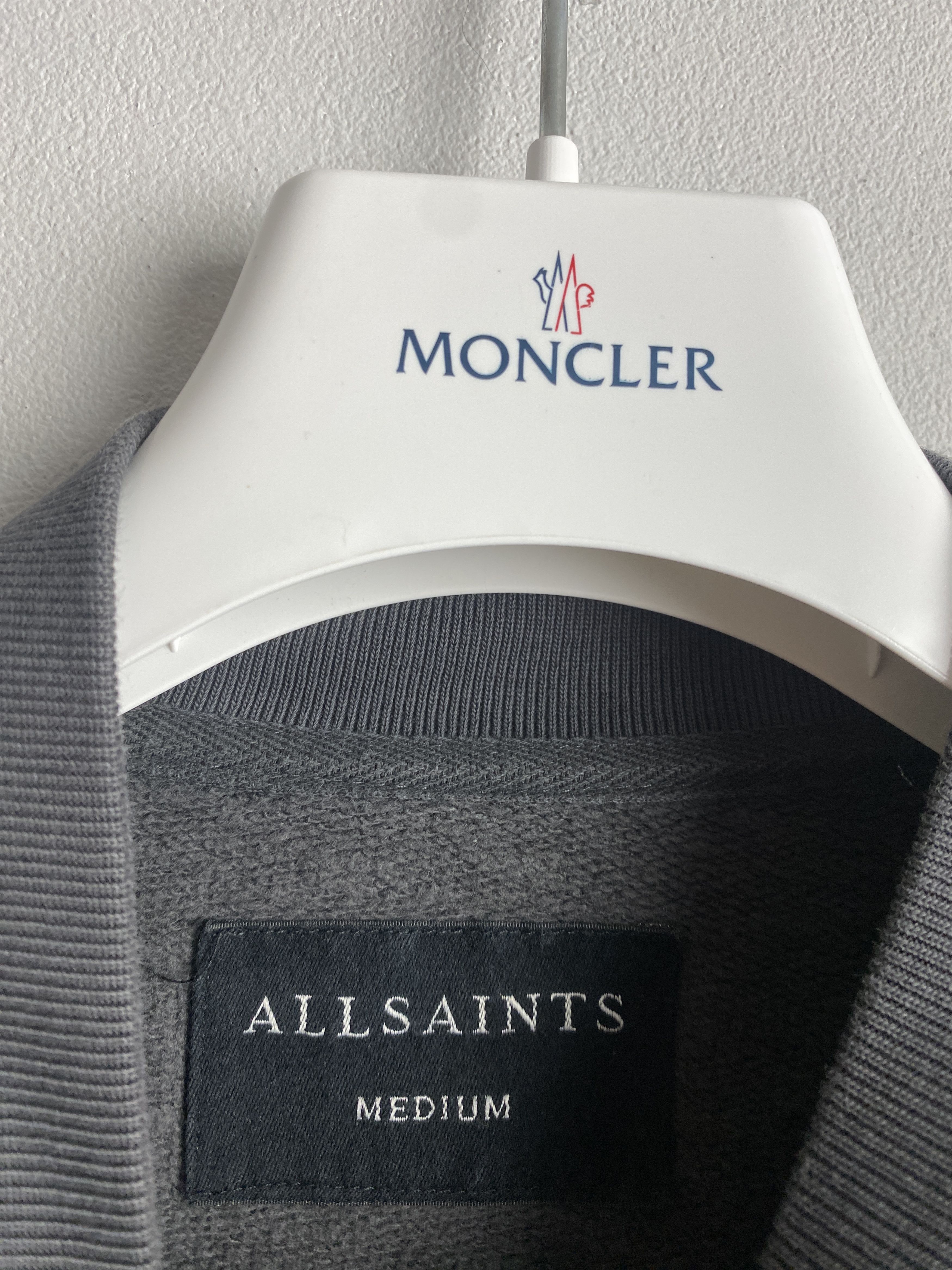 Allsaints Allsaints West Bomber zip-up sweatshirt cotton Size US M / EU 48-50 / 2 - 3 Thumbnail