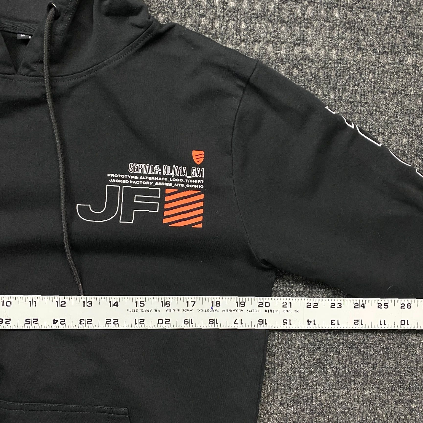 Vintage Jacked Factory Hoodie Graphic Print Long Sleeve Black M Unisex Adults Pullover Hooded Regular Fit Sweatshirt Size US M / EU 48-50 / 2 - 5 Thumbnail